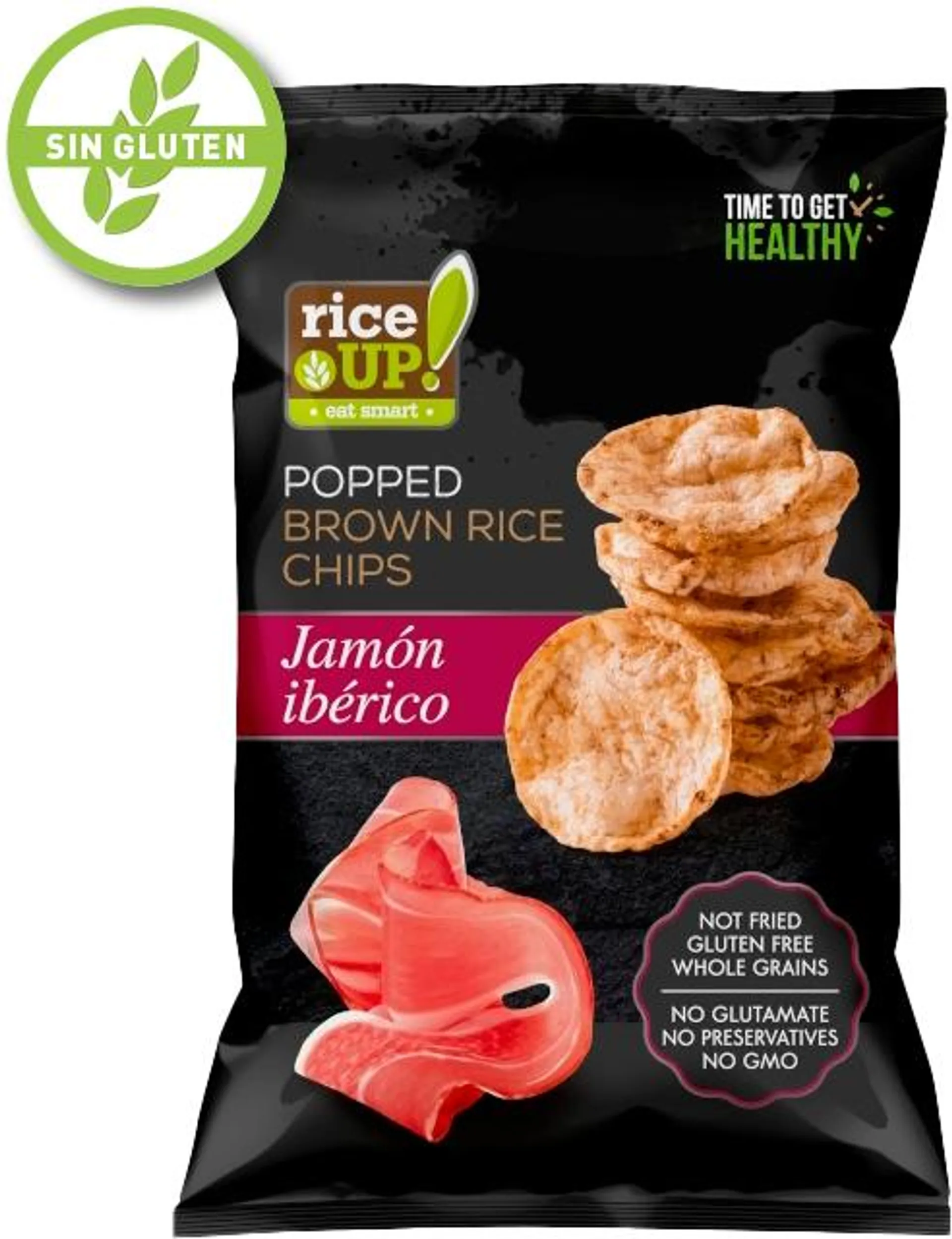 CHIPS SIN GLUTEN JAMÓN 60G