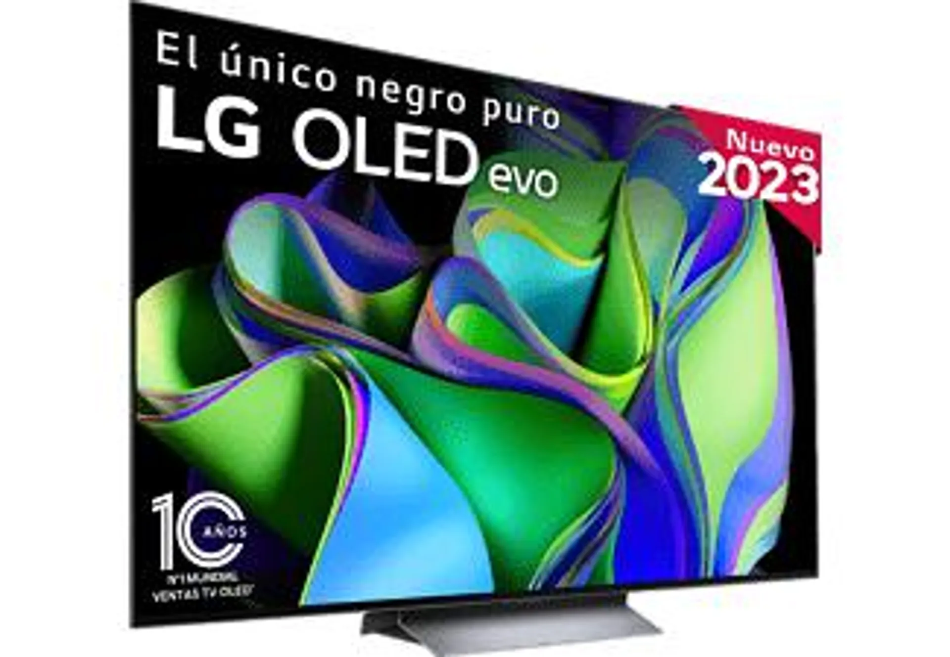 TV OLED 65" - LG OLED65C35LA, OLED 4K, Inteligente α9 4K Gen6, Smart TV, DVB-T2 (H.265), Negro