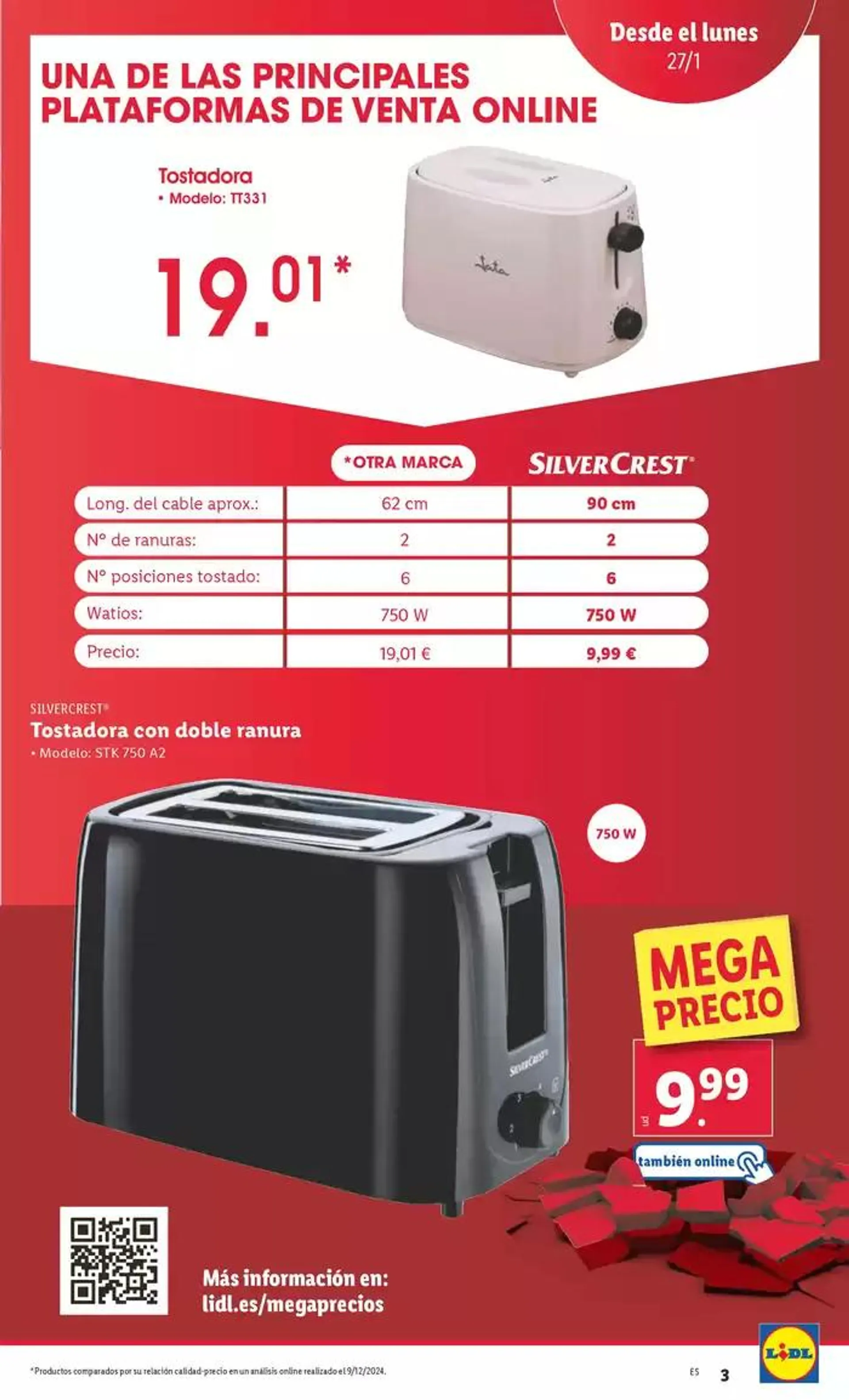 Catálogo de ¡Bazar Lidl! Ofertas válidas del 27/01 al 02/02 27 de enero al 2 de febrero 2025 - Página 3