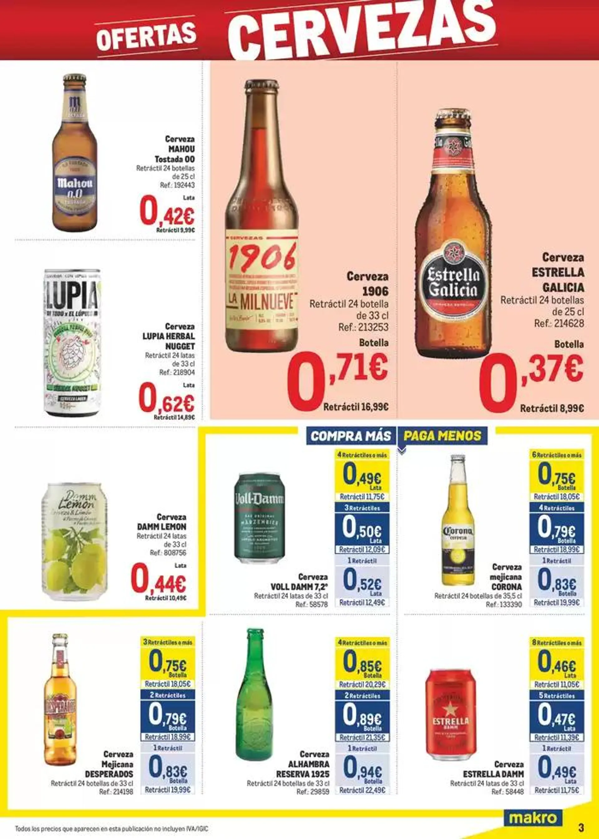 Catálogo de Makro Precios Cataluña 8 de abril al 4 de mayo 2025 - Página 3