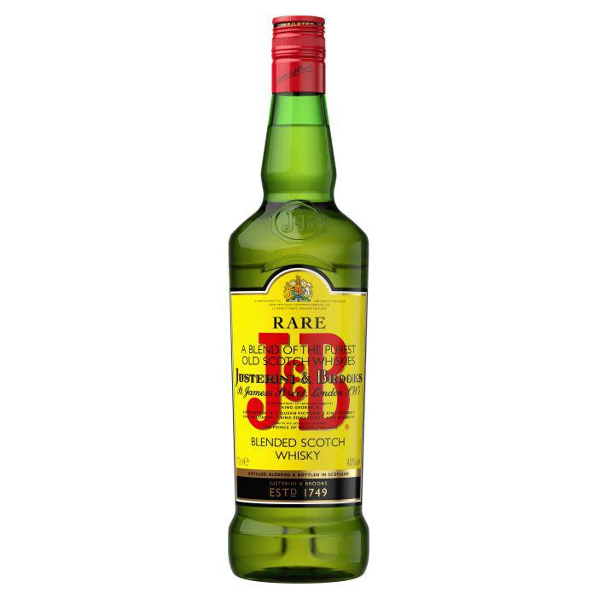Whisky j.b. botella de 70cl