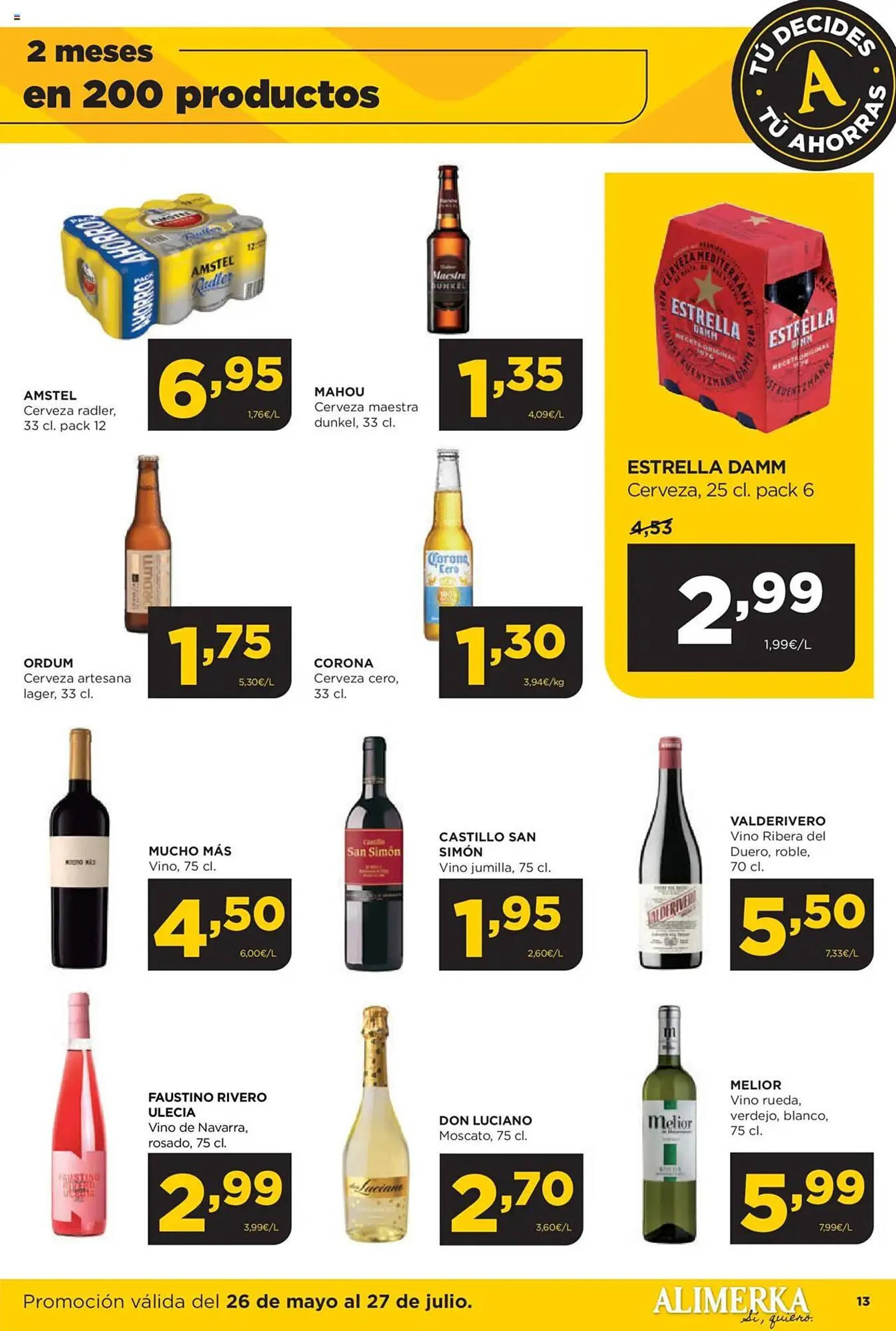 Catálogo de Folleto Alimerka 26 de mayo al 27 de julio 2025 - Página 47