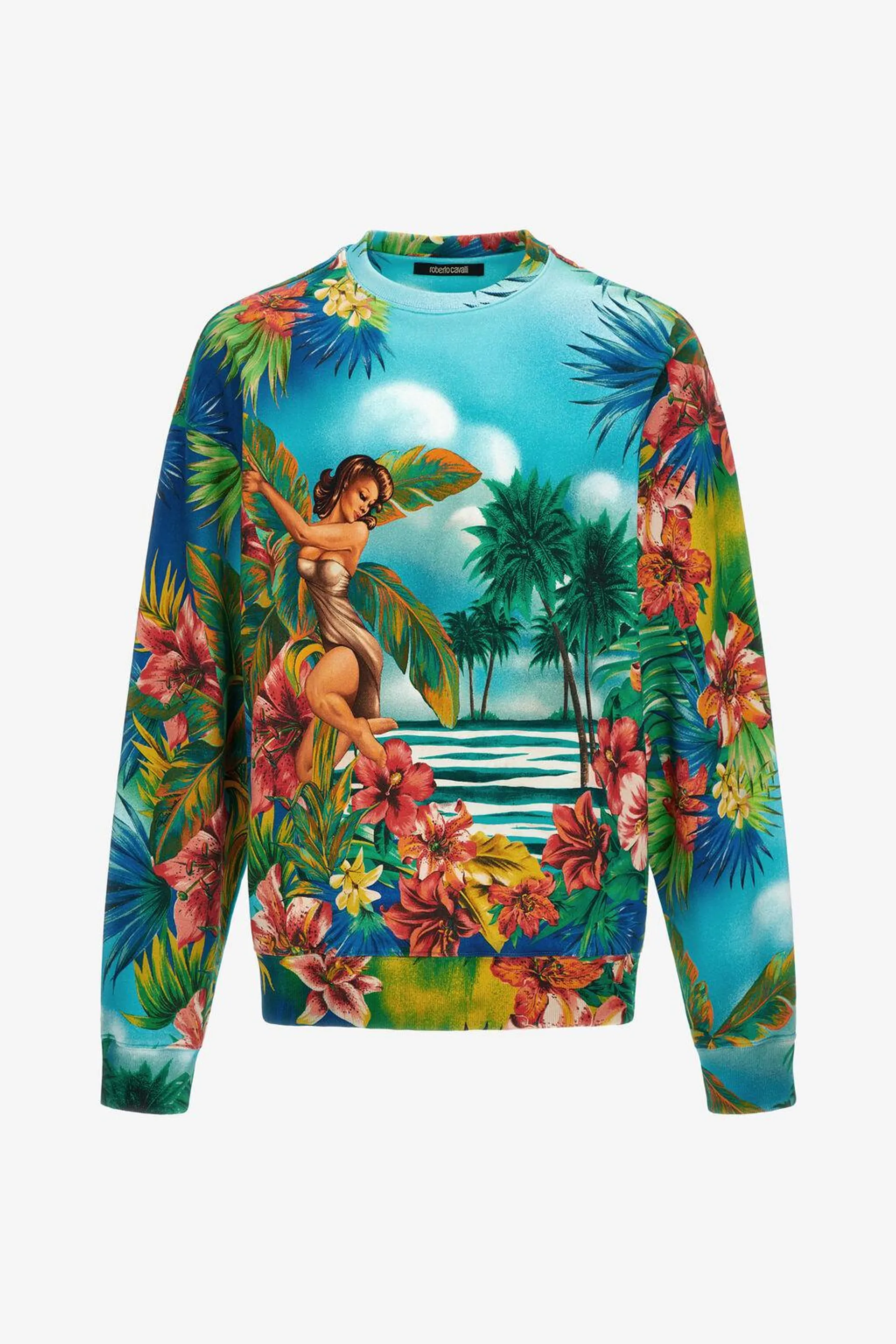 Hawaii print sweatshirt