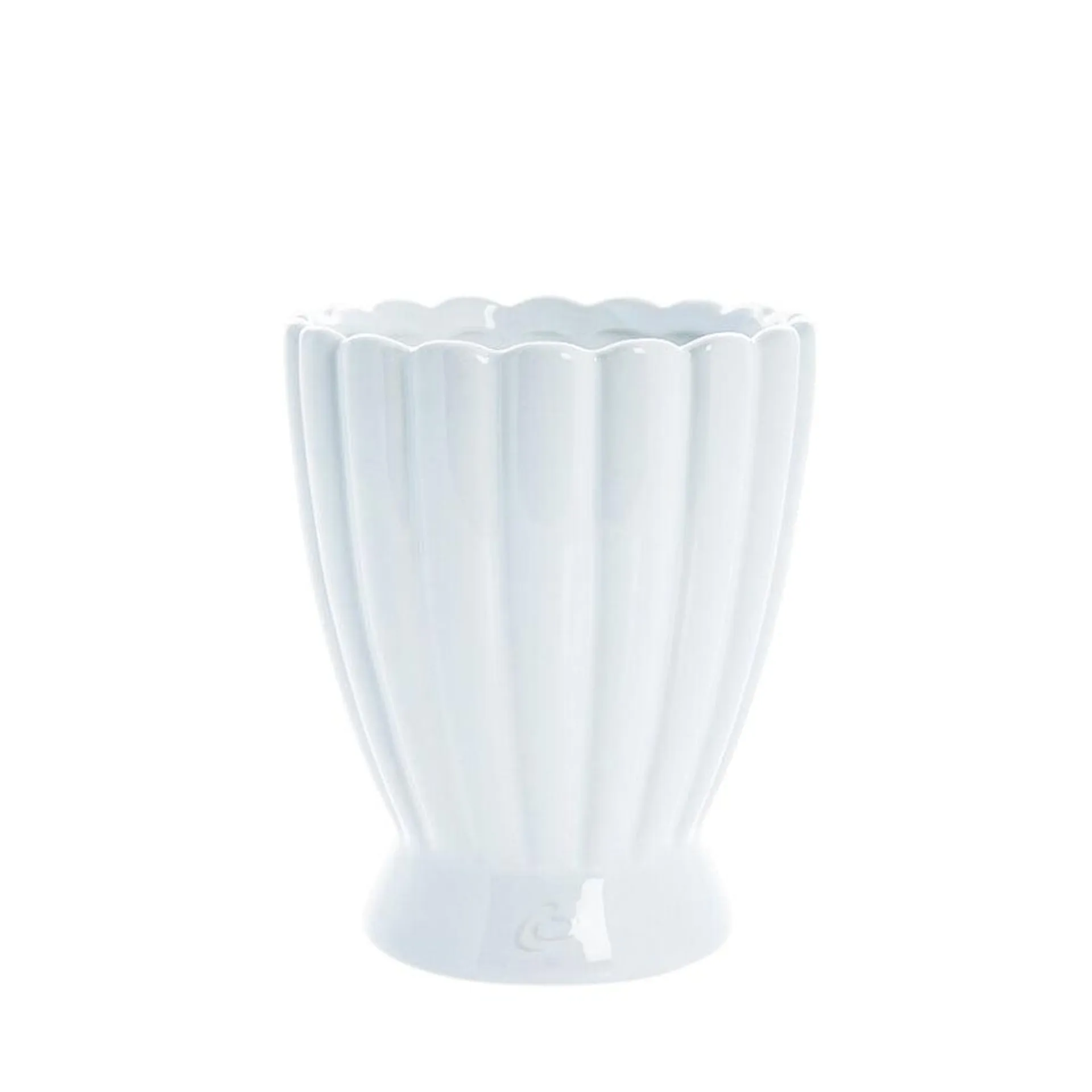 Shenella flower pot Ø15 H18 white