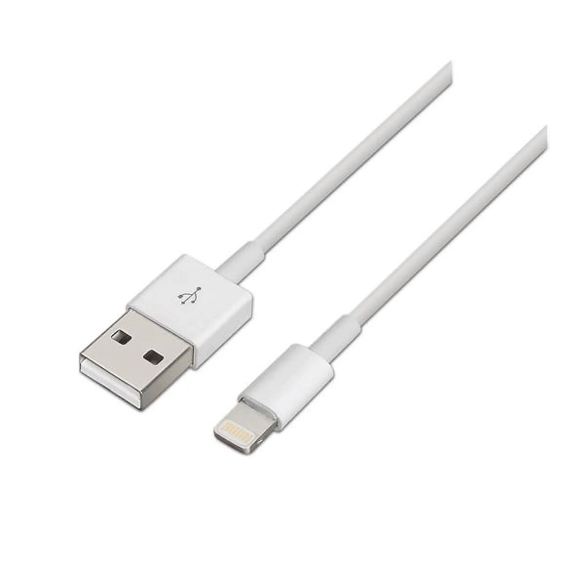 AISENS CABLE DE 1M USB A LIGHTNING BLANCO