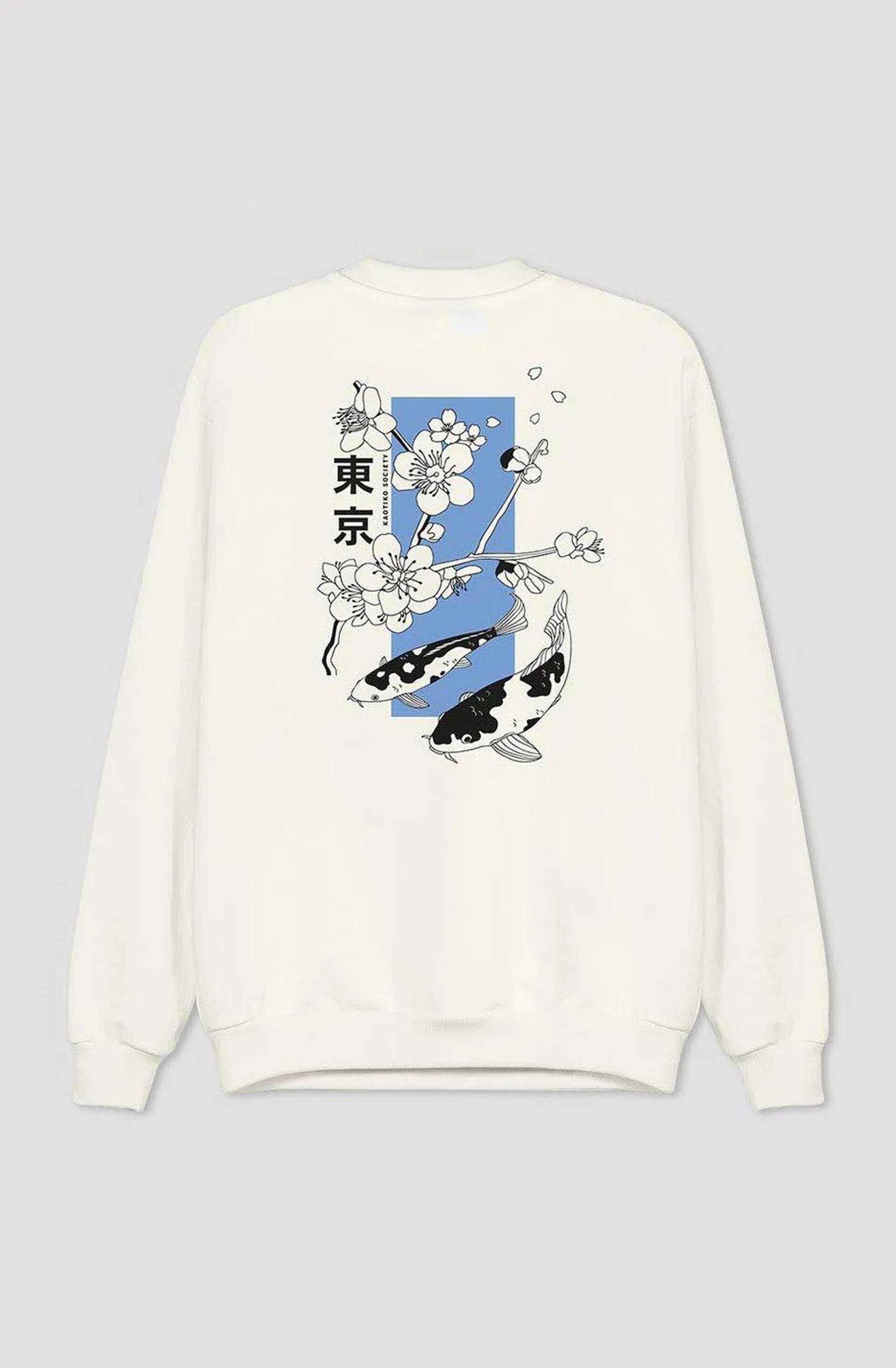 Sudadera Koi Ivory