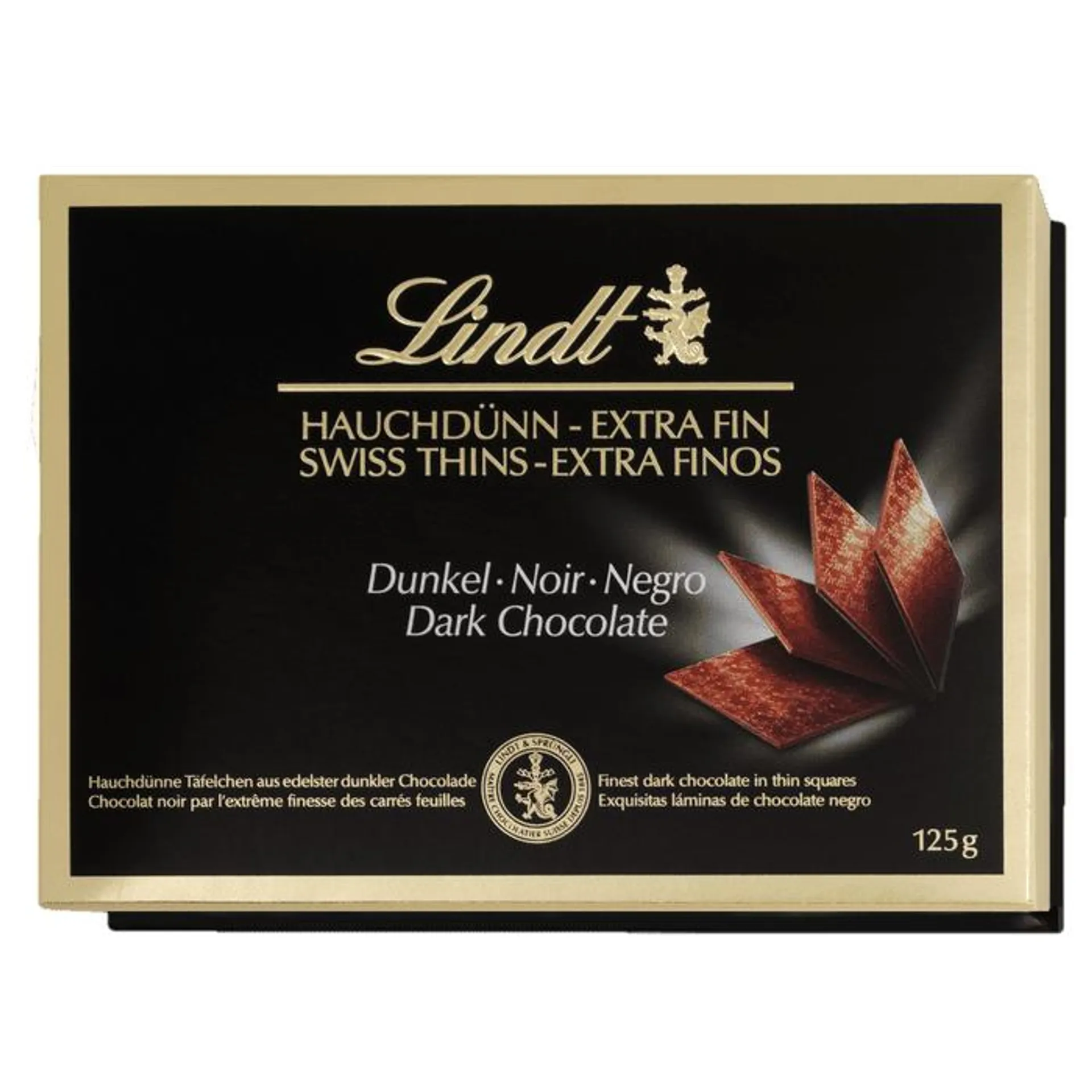 Swiss Thins Negro 125g