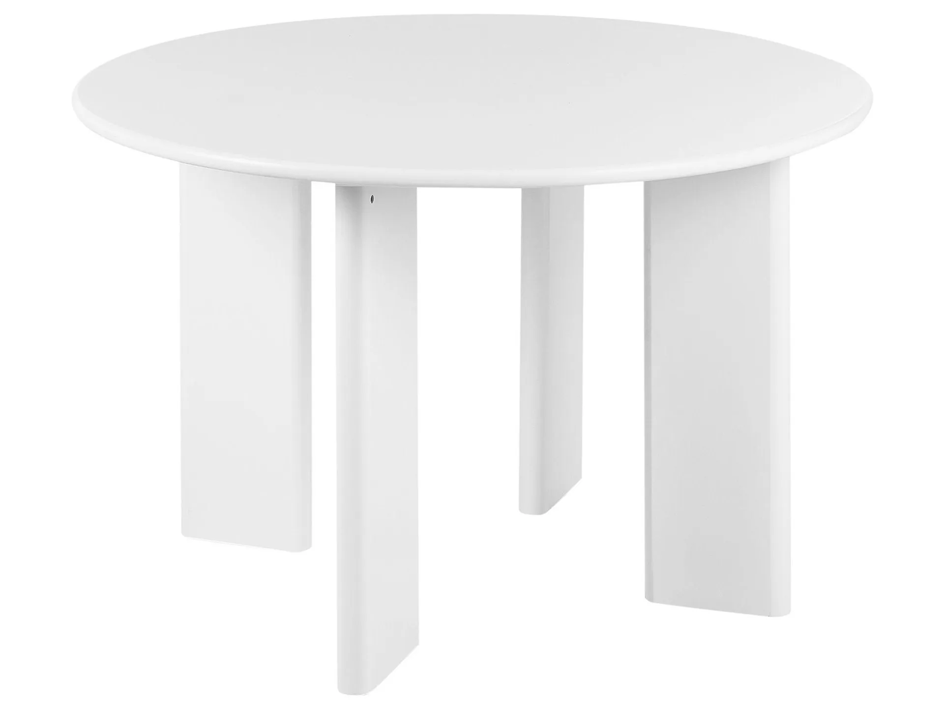 Mesa de comedor blanca ⌀ 120 cm COSMO