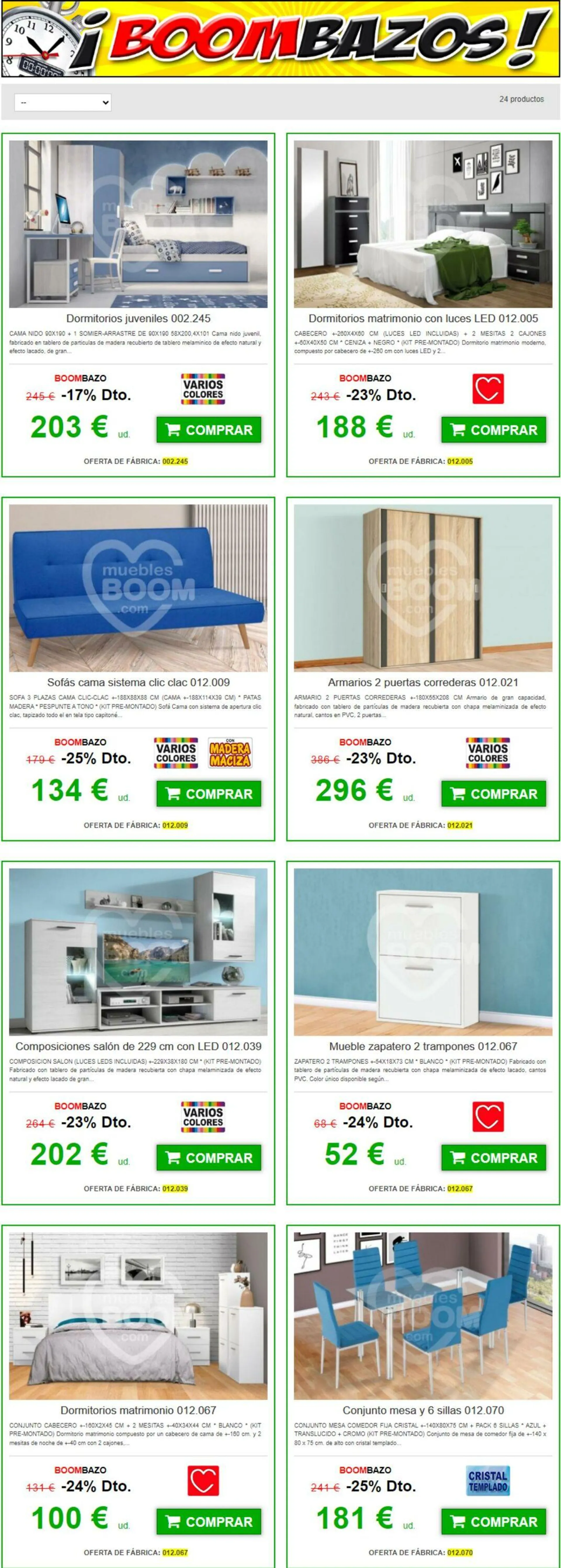 Muebles BOOM Oferta actual - 1