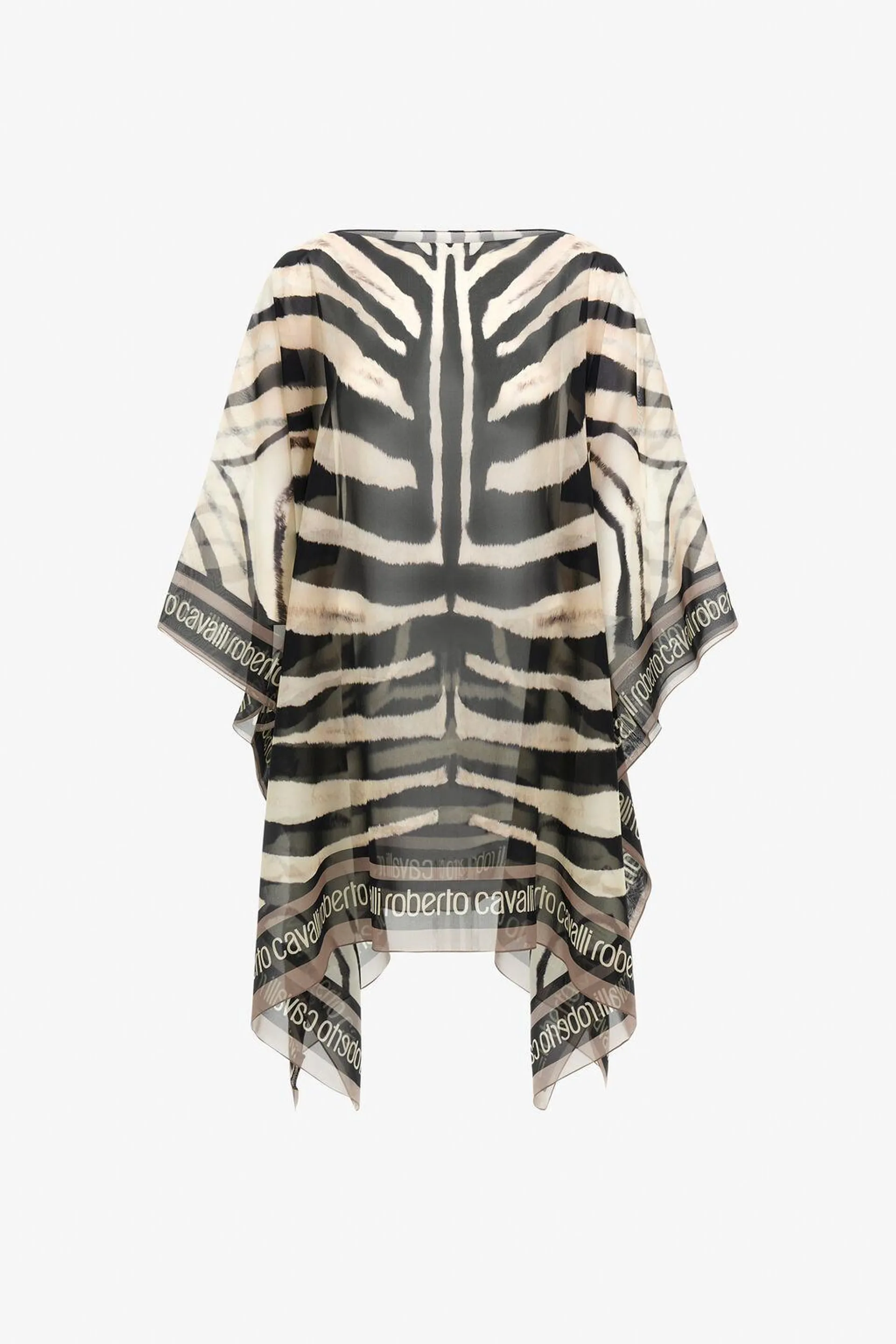 Roberto Cavalli kaftan with Zebra print