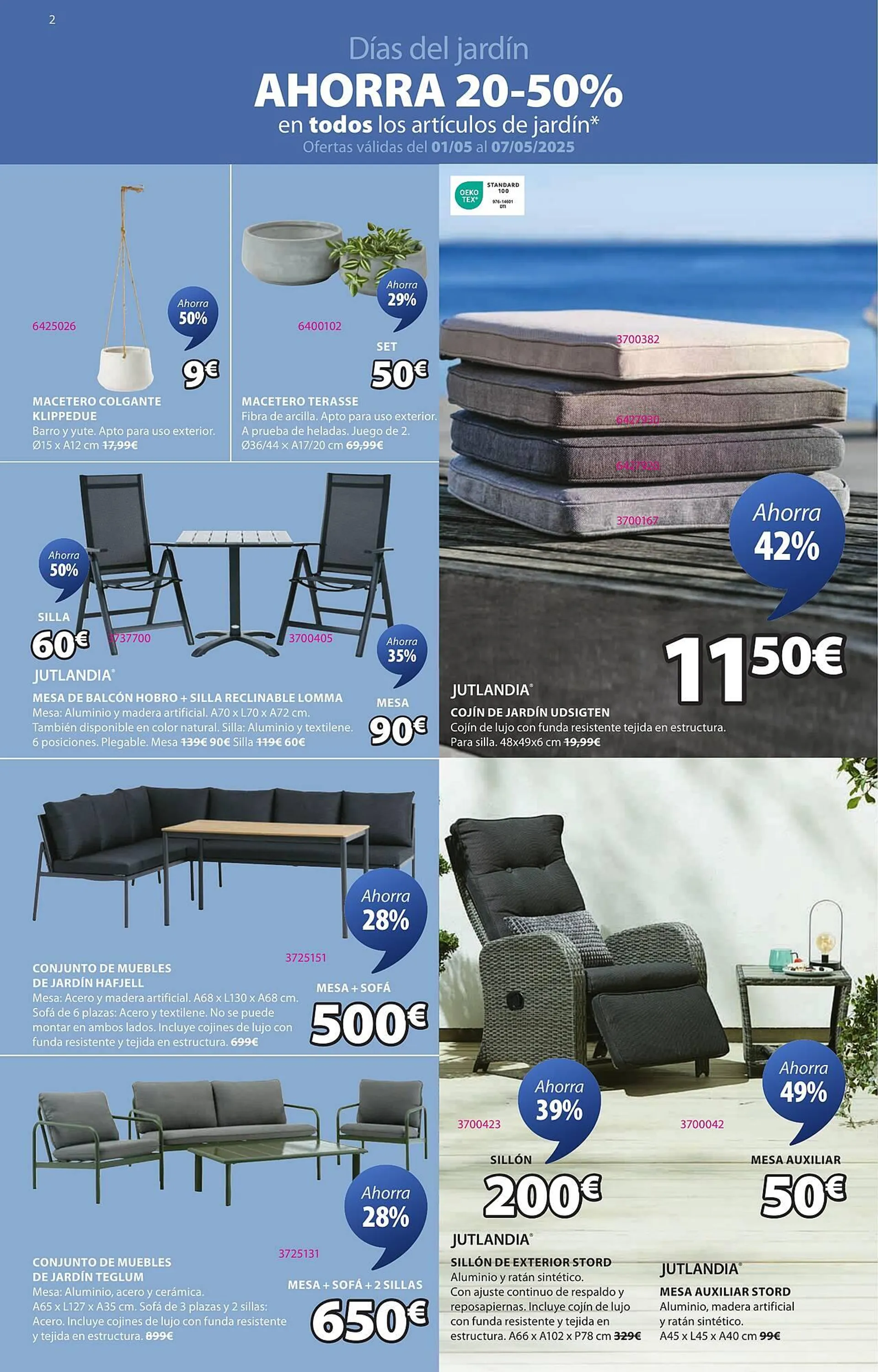 Catálogo de Folleto JYSK 1 de mayo al 11 de junio 2025 - Página 2