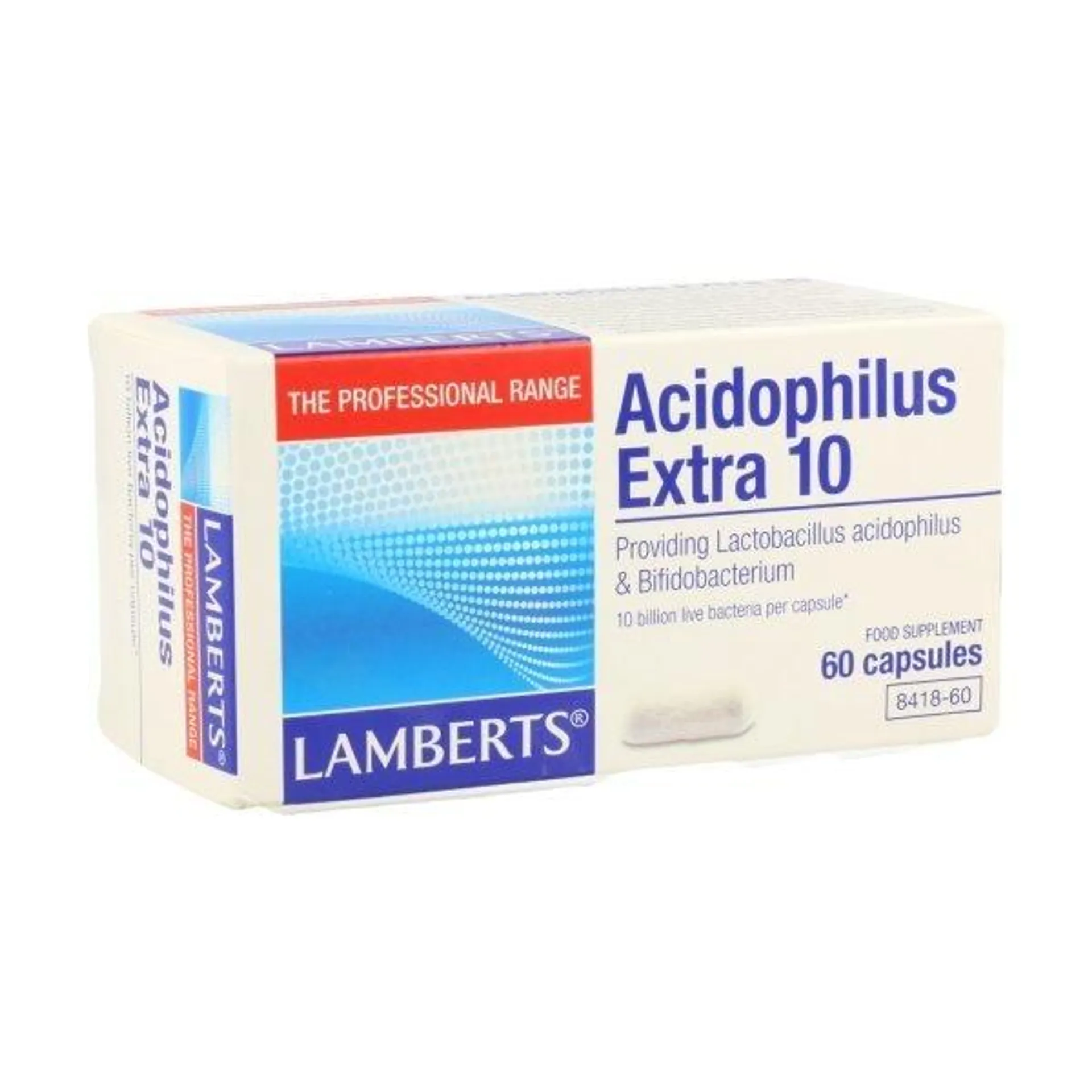 Acidophilus Extra 10. Una al Día con 60 cápsulas – Lamberts