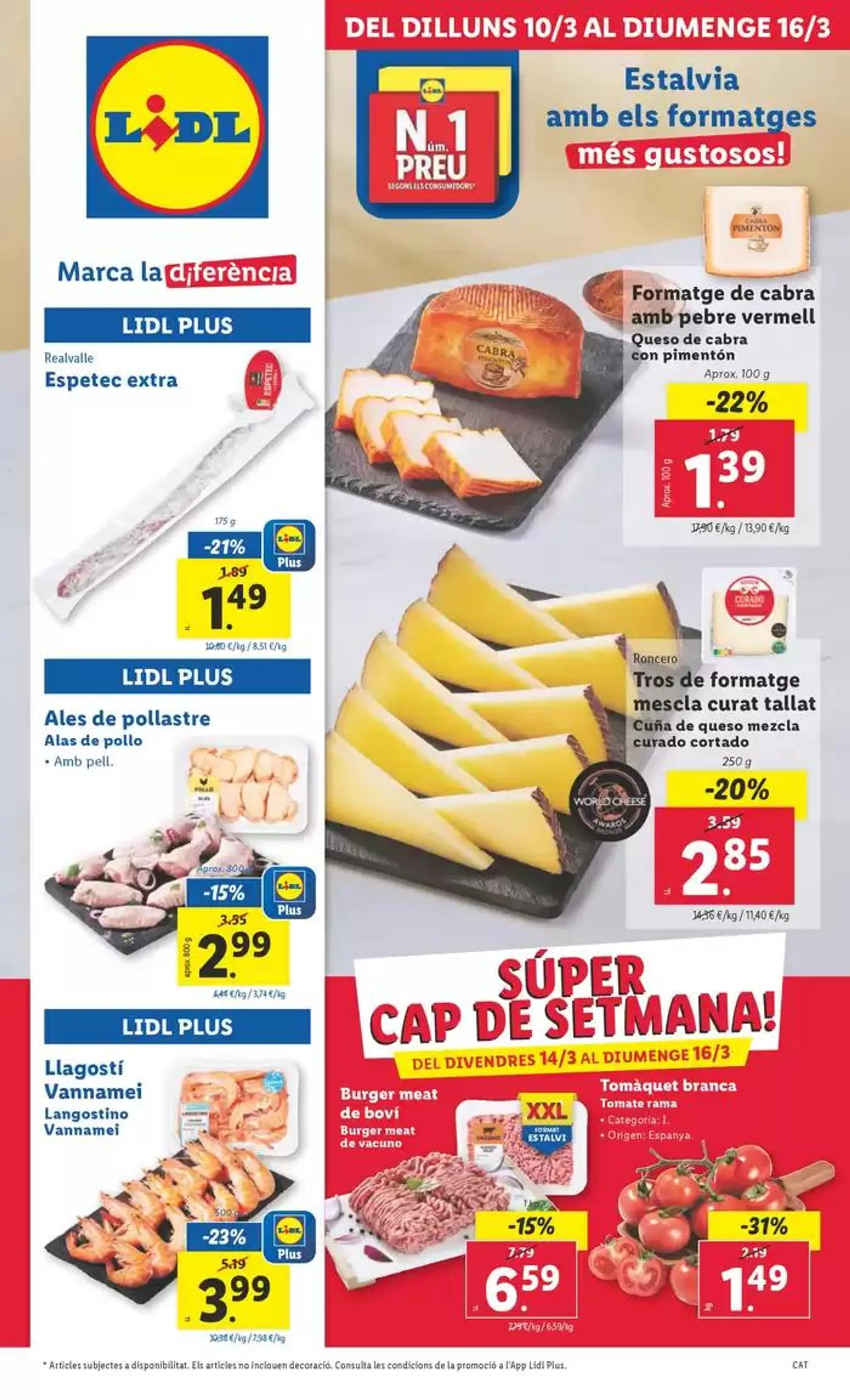 Catálogo de № 1 PRECIO - Ofertas válidas del 10/03 al 16/03 10 de marzo al 16 de marzo 2025 - Página 1