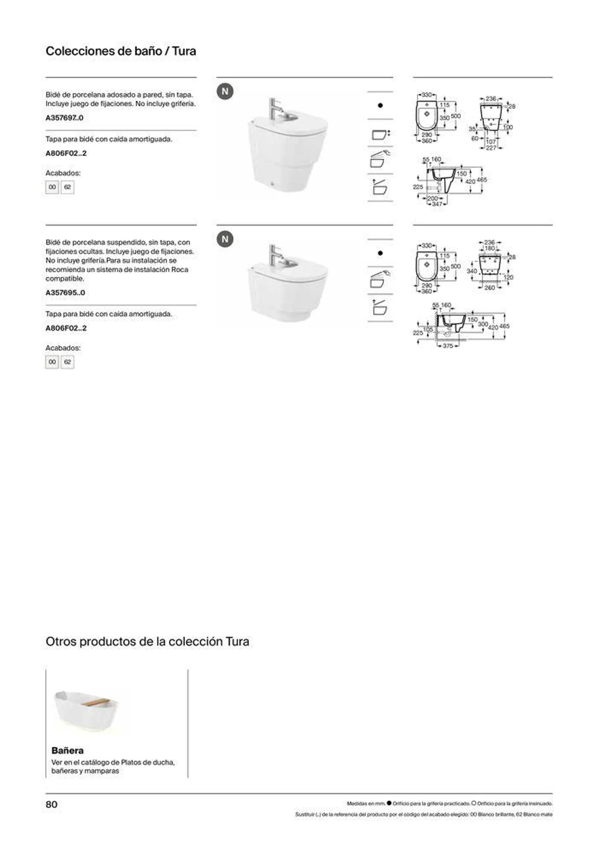 Catálogo de Colecciones de Baño, Muebles y Accesorios 19 de septiembre al 31 de diciembre 2024 - Página 82