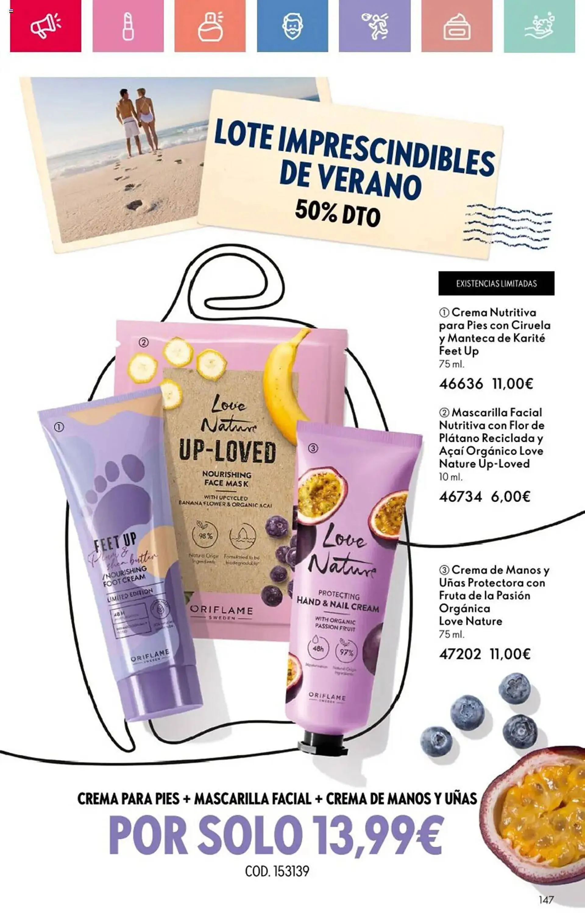 Catálogo de Folleto Oriflame 22 de junio al 12 de julio 2025 - Página 147