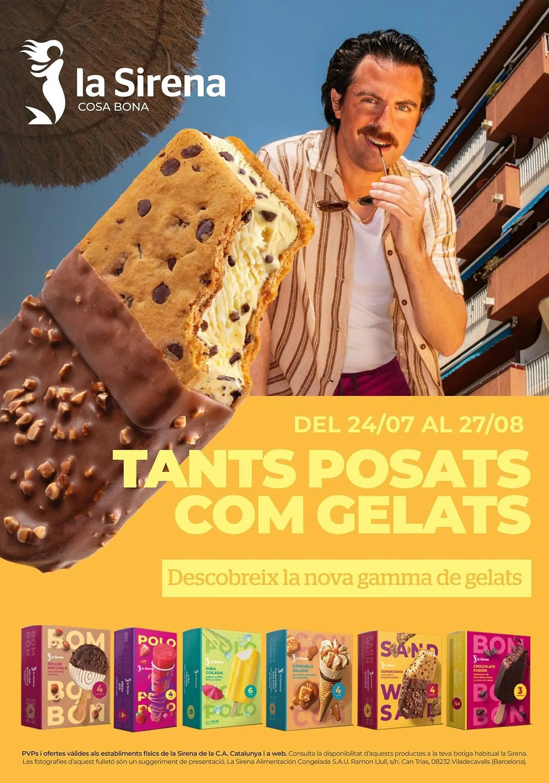 Catálogo de Folleto La Sirena 24 de julio al 27 de agosto 2025 - Página 1