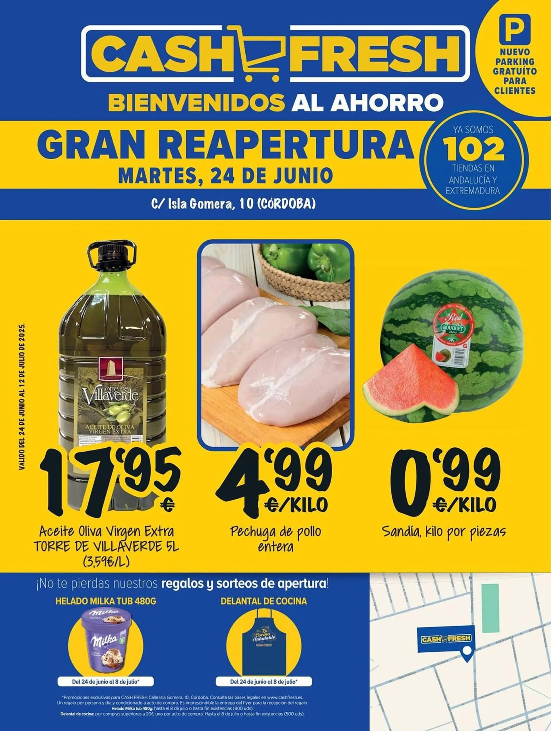 Catálogo de Folleto Cash Fresh 25 de junio al 12 de julio 2025 - Página 1