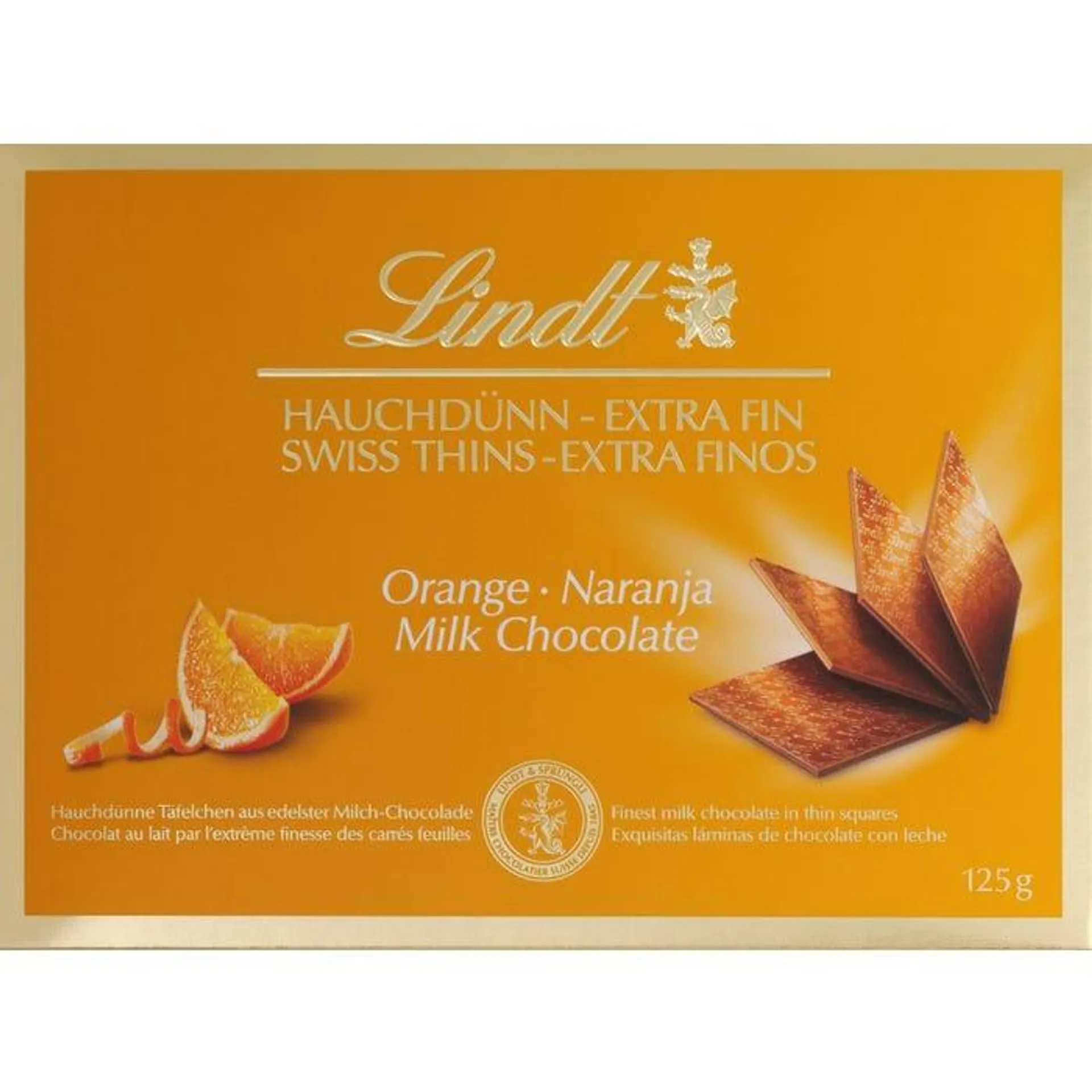 Swiss Thins Naranja 125g