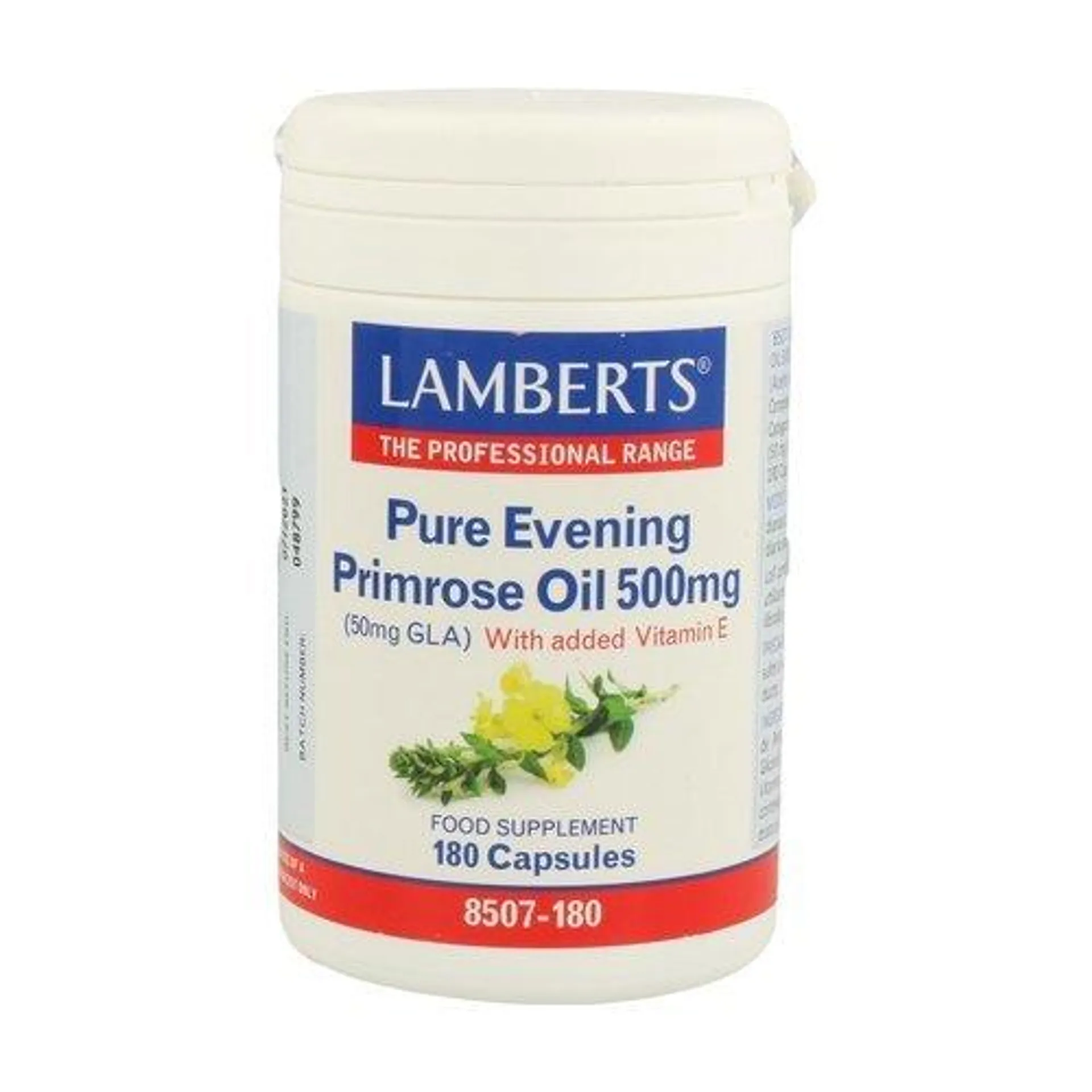 Aceite de Prímula u Onagra Puro 500 mg con Vitamina E – Lamberts