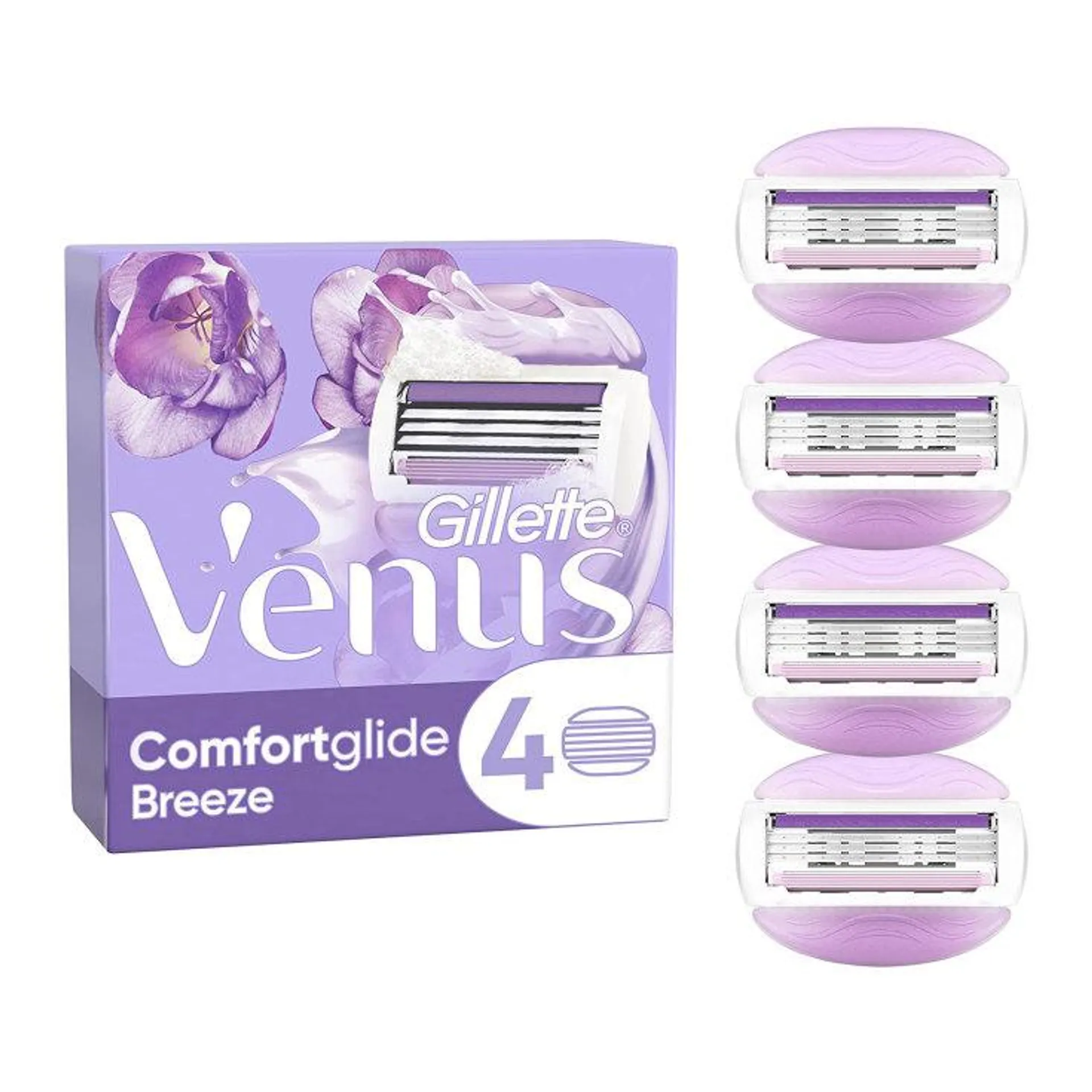 gillette venus breeze recambios 4 unidades