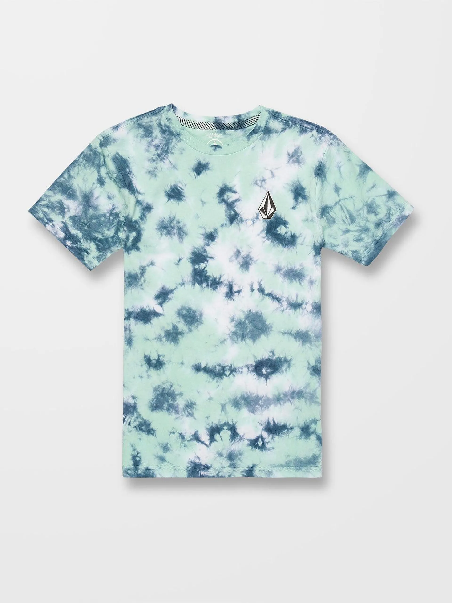 Camiseta Iconic Stone Dye - TEMPLE TEAL - (NIÑOS)