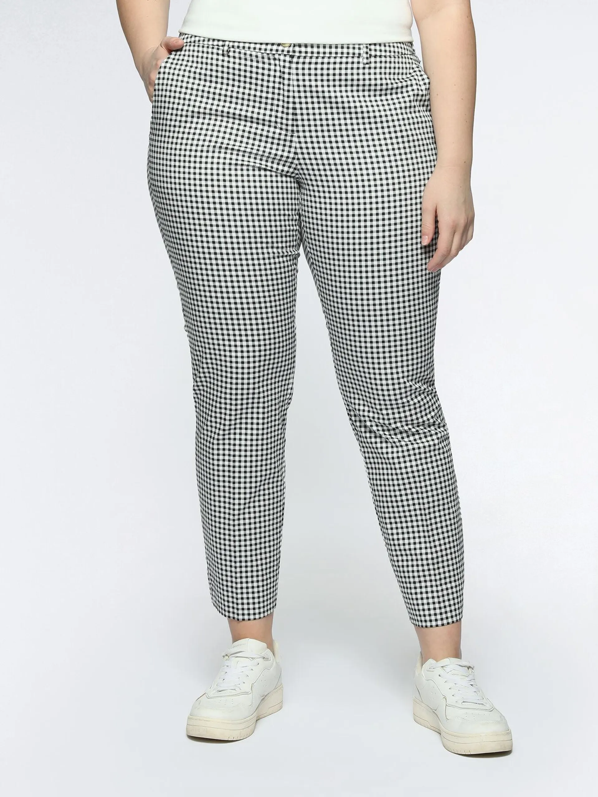 Pantaloni a quadretti Vichy