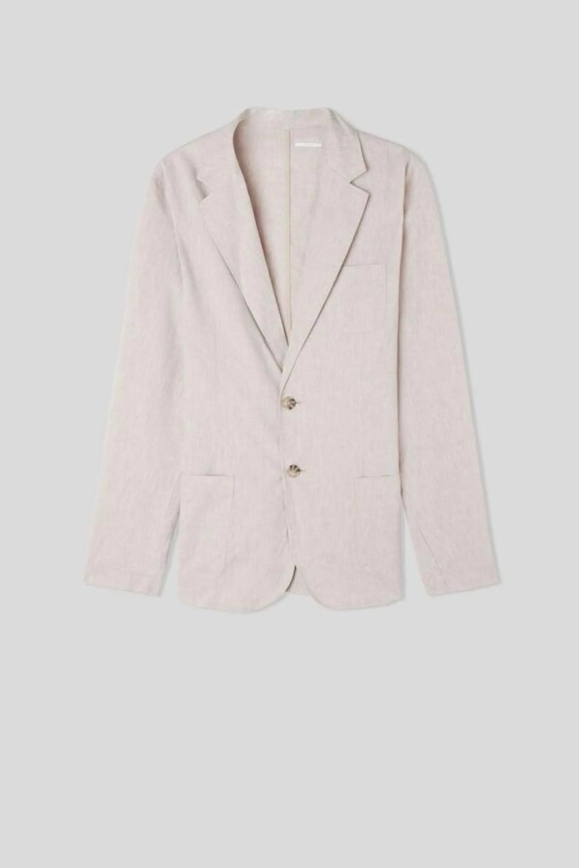 Plain-Weave Cotton and Linen Jacket.