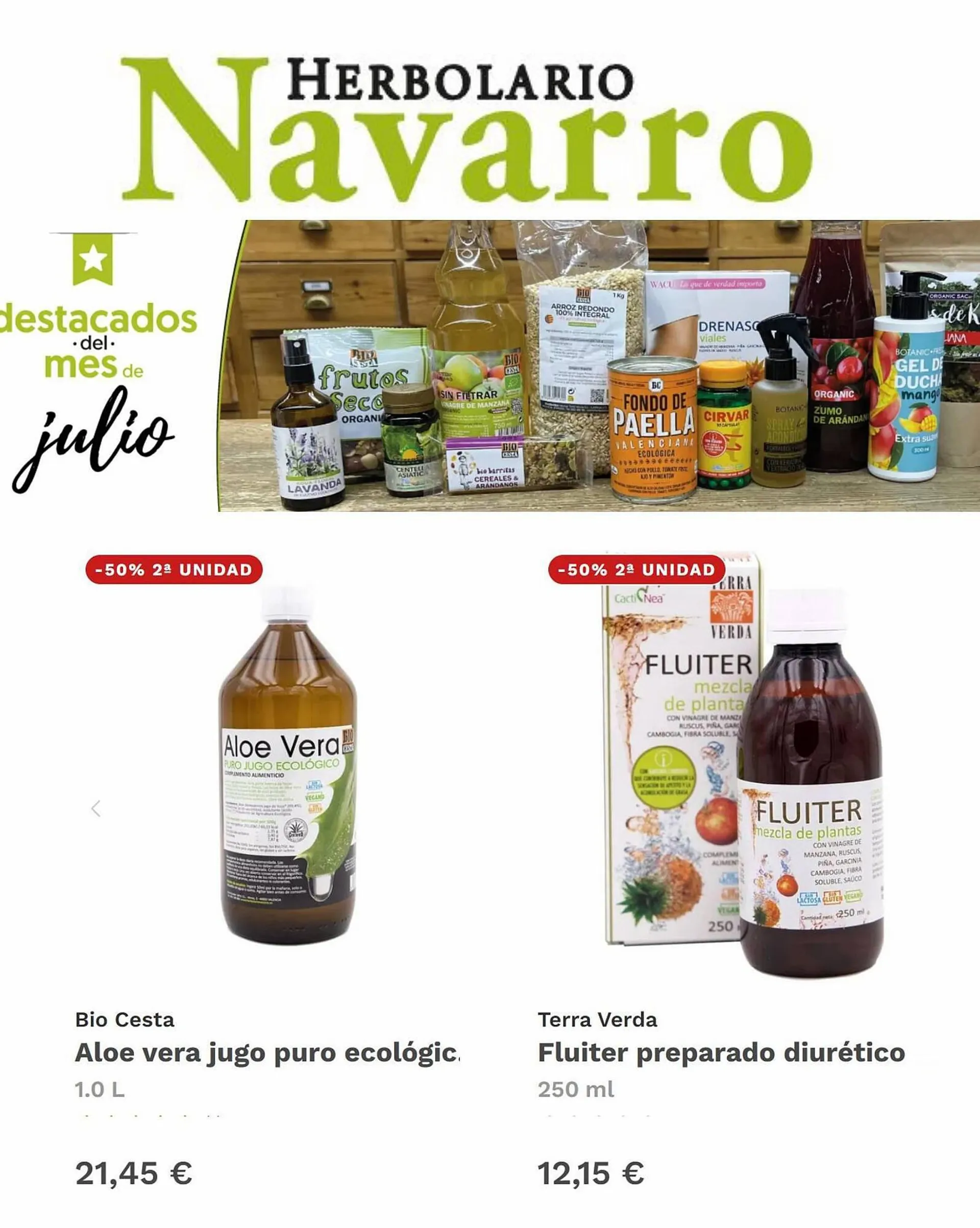 Folleto Herbolario Navarro - 1