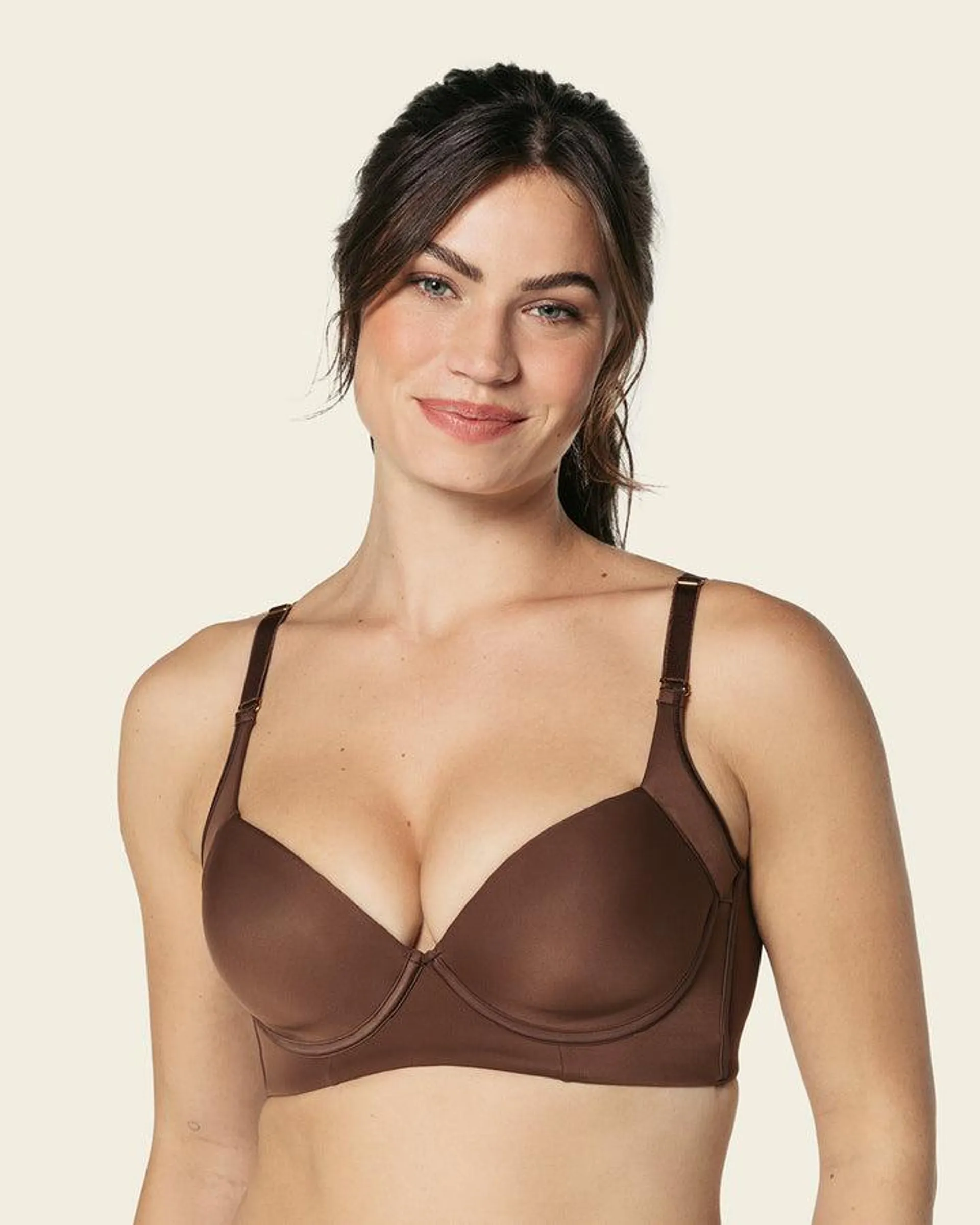 Back Smoothing Bra with Soft Full Coverage Cups High Profile