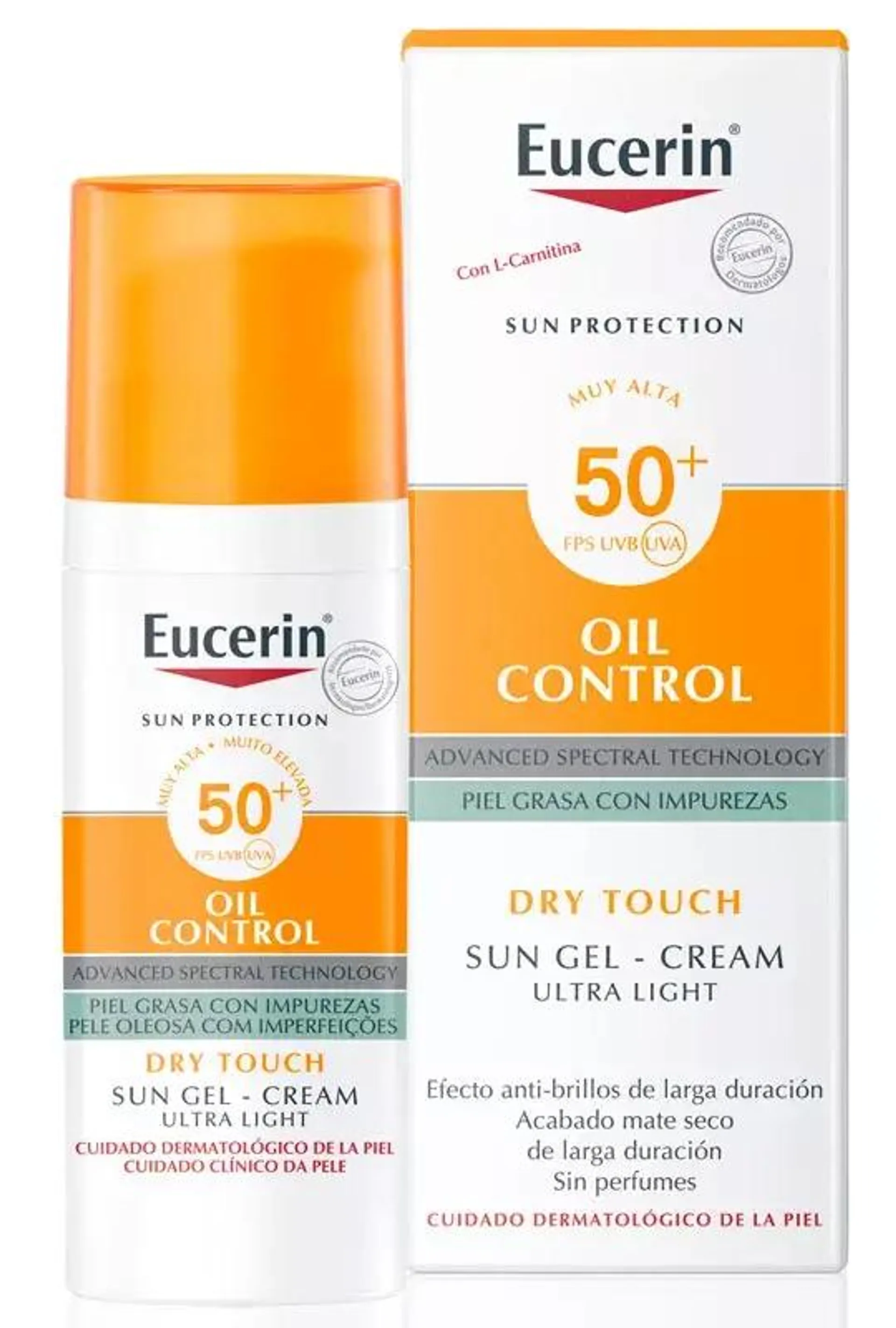 Eucerin Gel-Crema Oil Control Dry Touch SPF50+ 50 ml