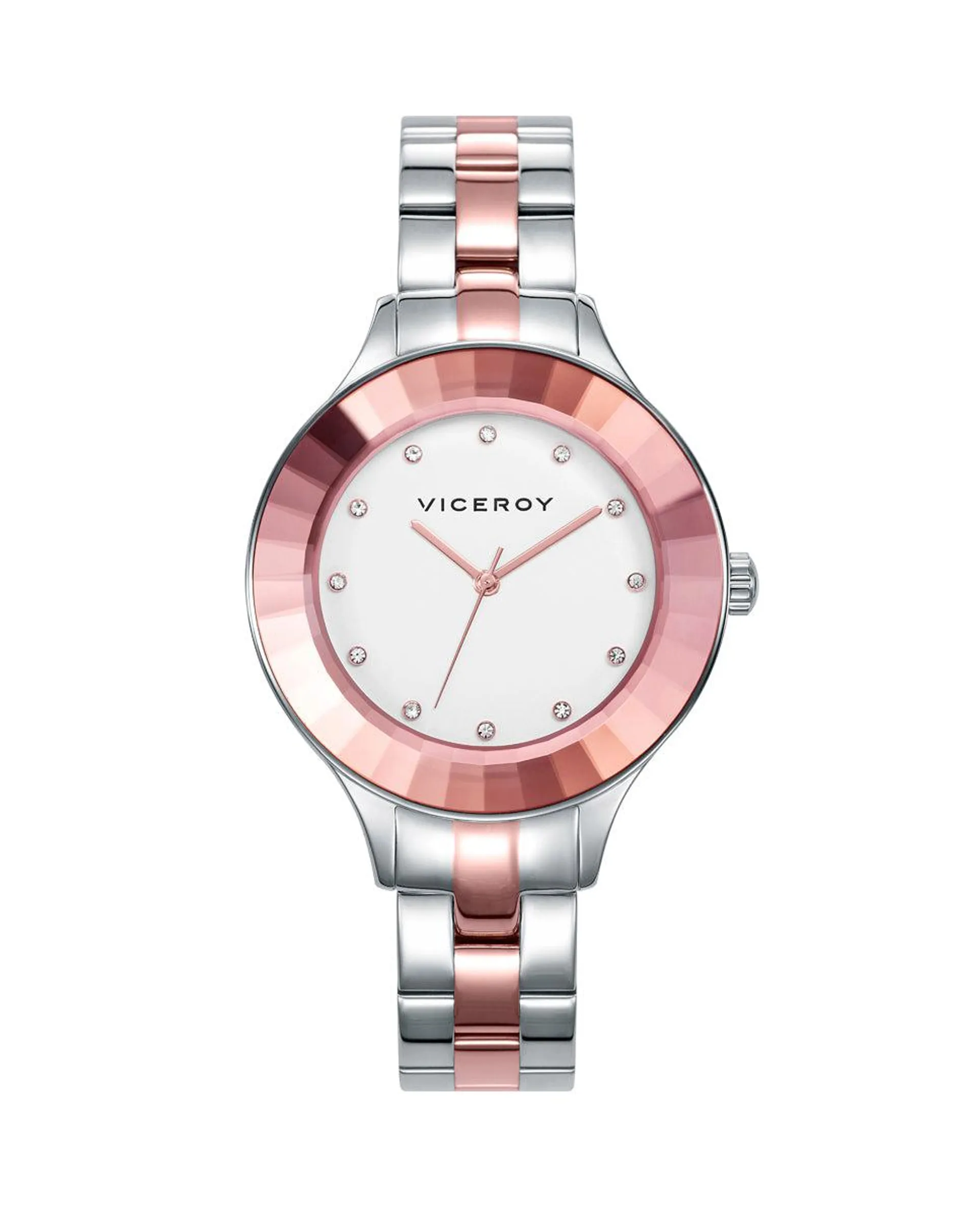 Reloj de mujer Chic 3 agujas de acero bicolor