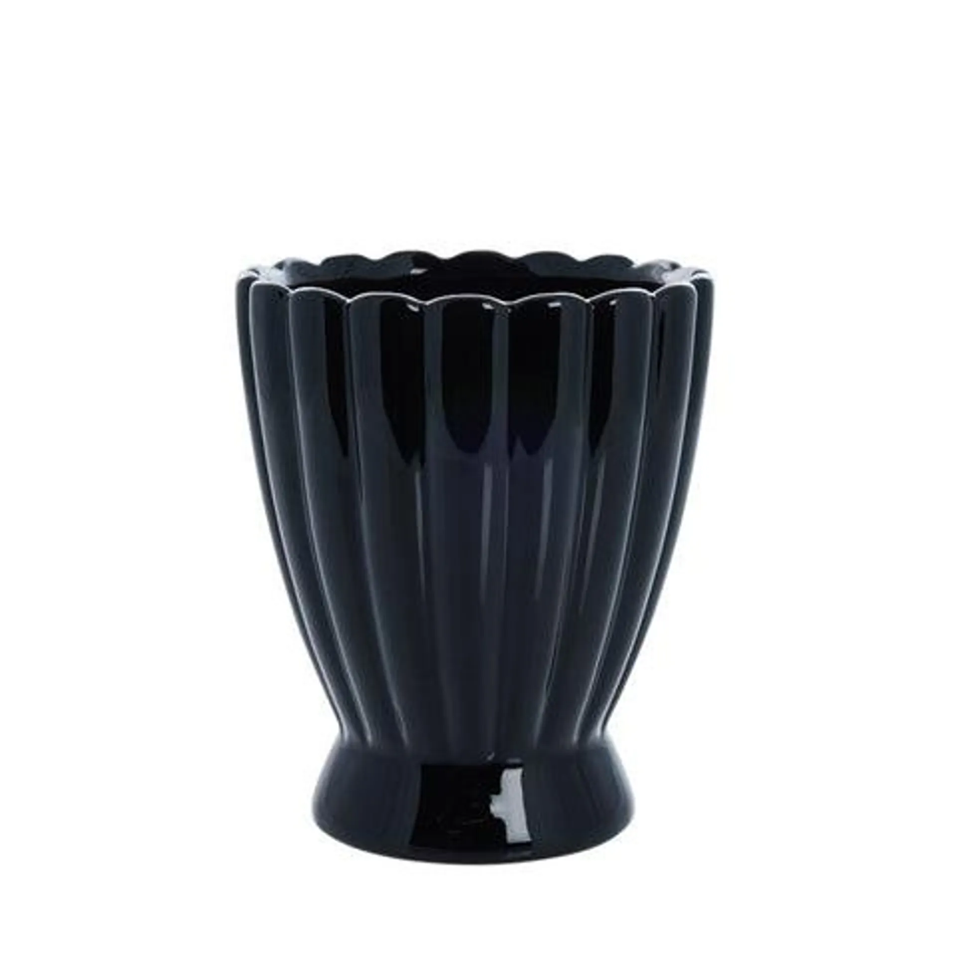 Shenella flower pot Ø15 H18 black