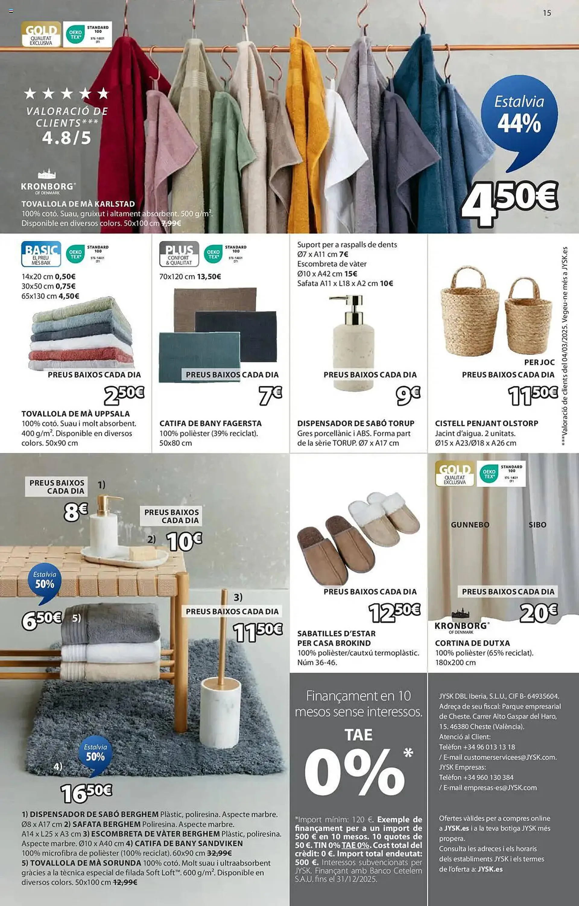 Catálogo de Folleto JYSK 29 de mayo al 11 de junio 2025 - Página 15