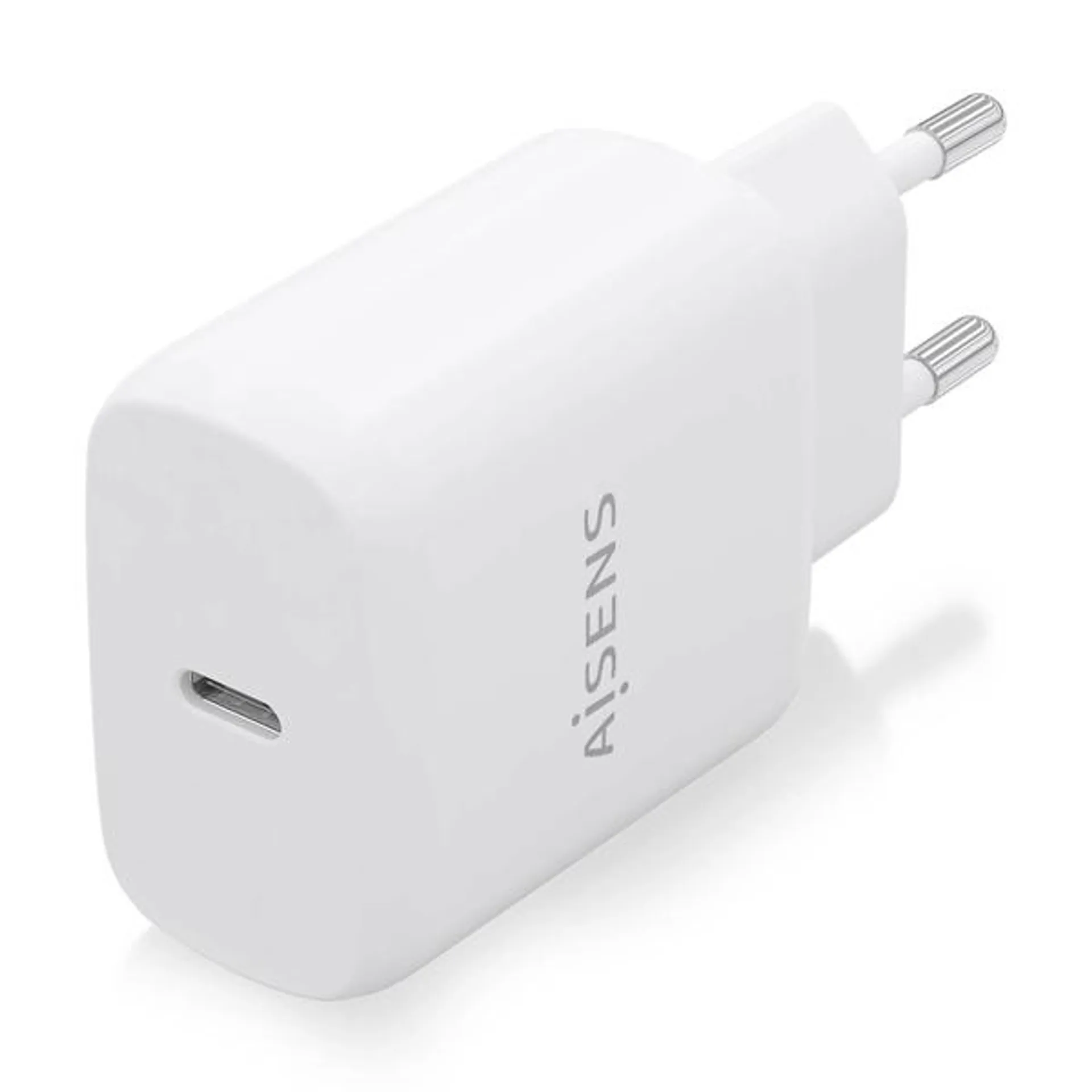 CARGADOR AISENS USB-C PD3.0 1 PUERTO 1XUSB-C 25W BLANCO