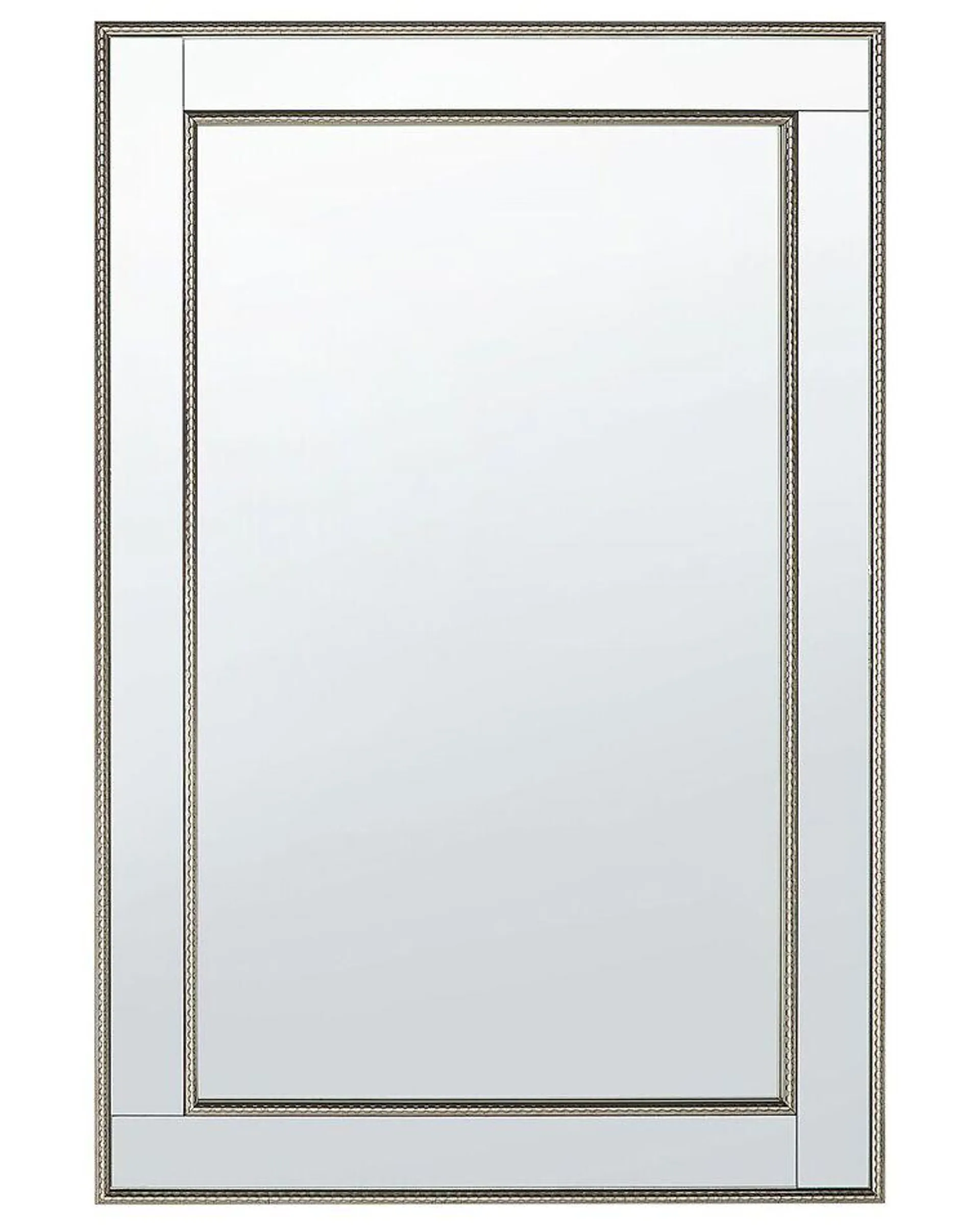 Espejo de pared plateado 60x90 cm FENIOUX