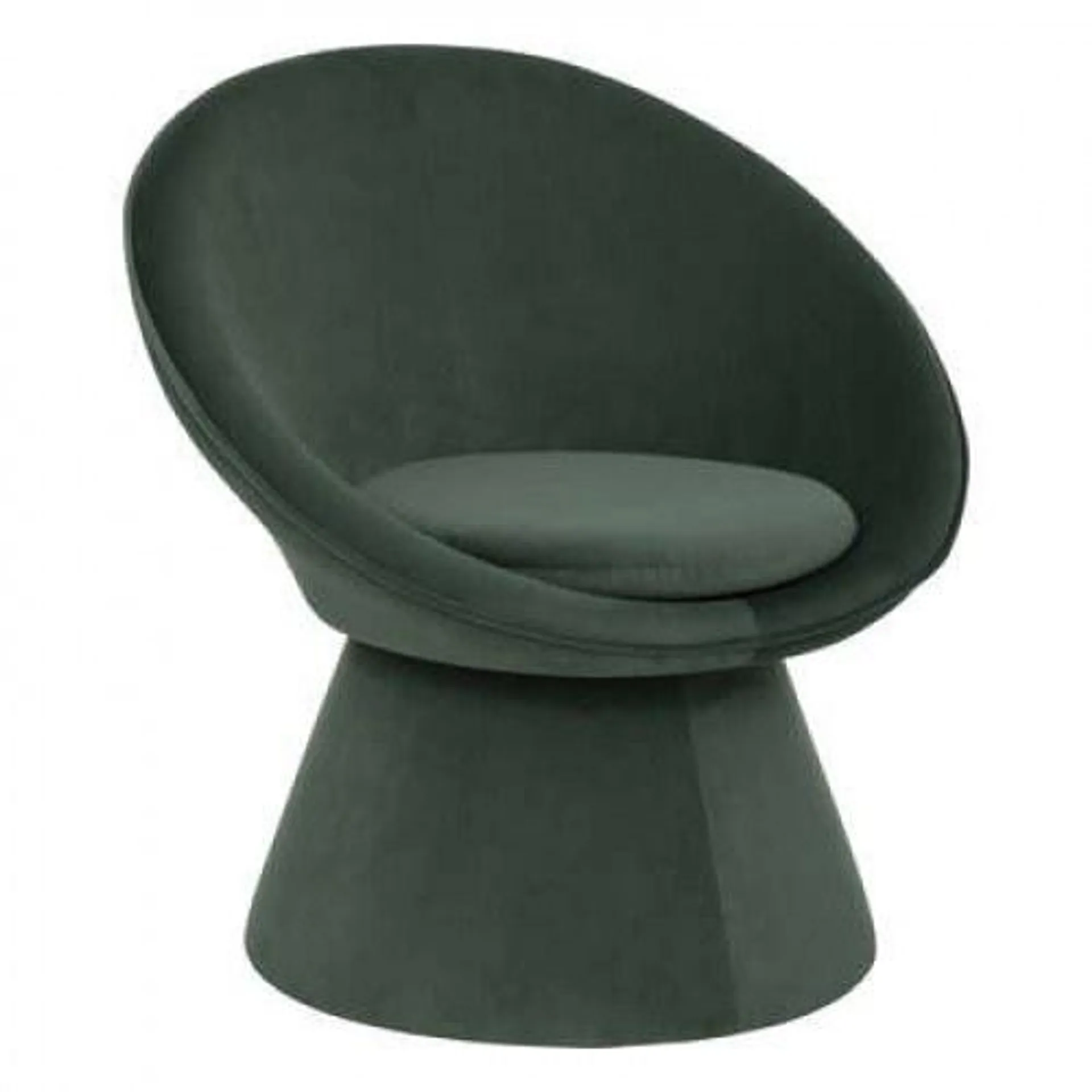 SILLON PLOPI TERCIOPELO VERDE CEDRO