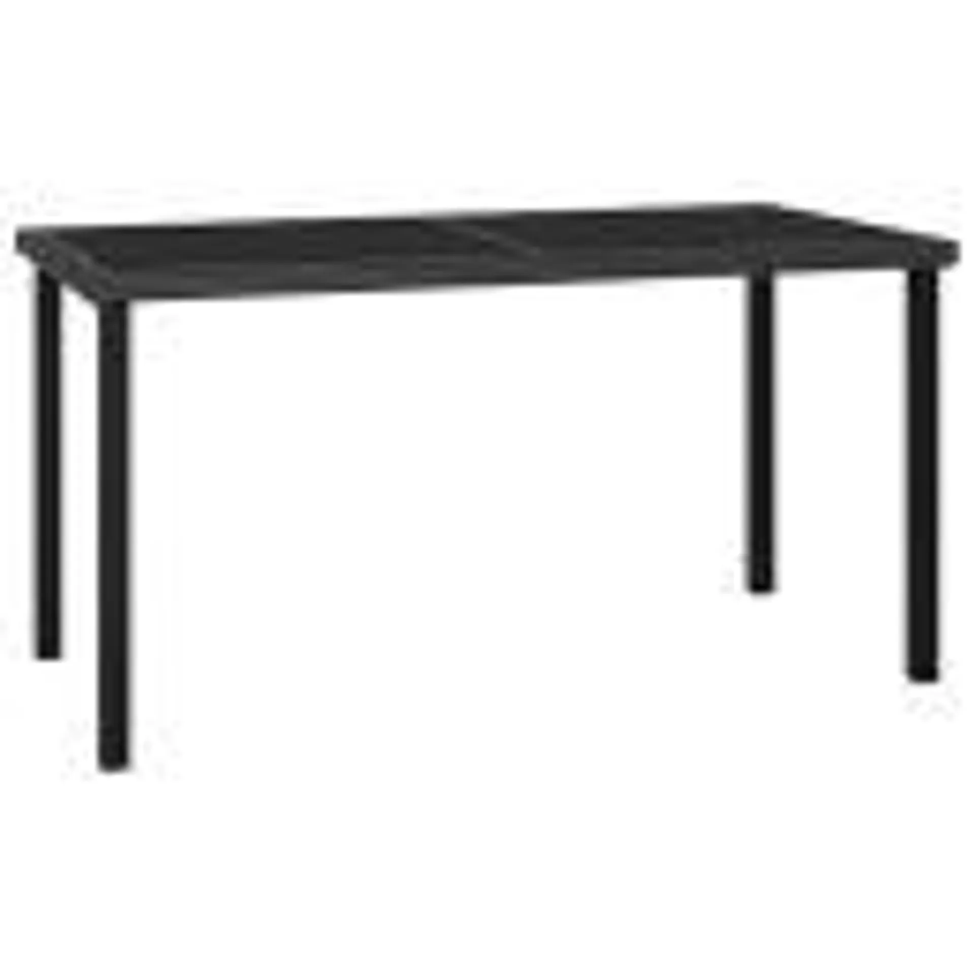 vidaXL mesa de comedor para jardín ratán sintético negro 140x70x73 cm