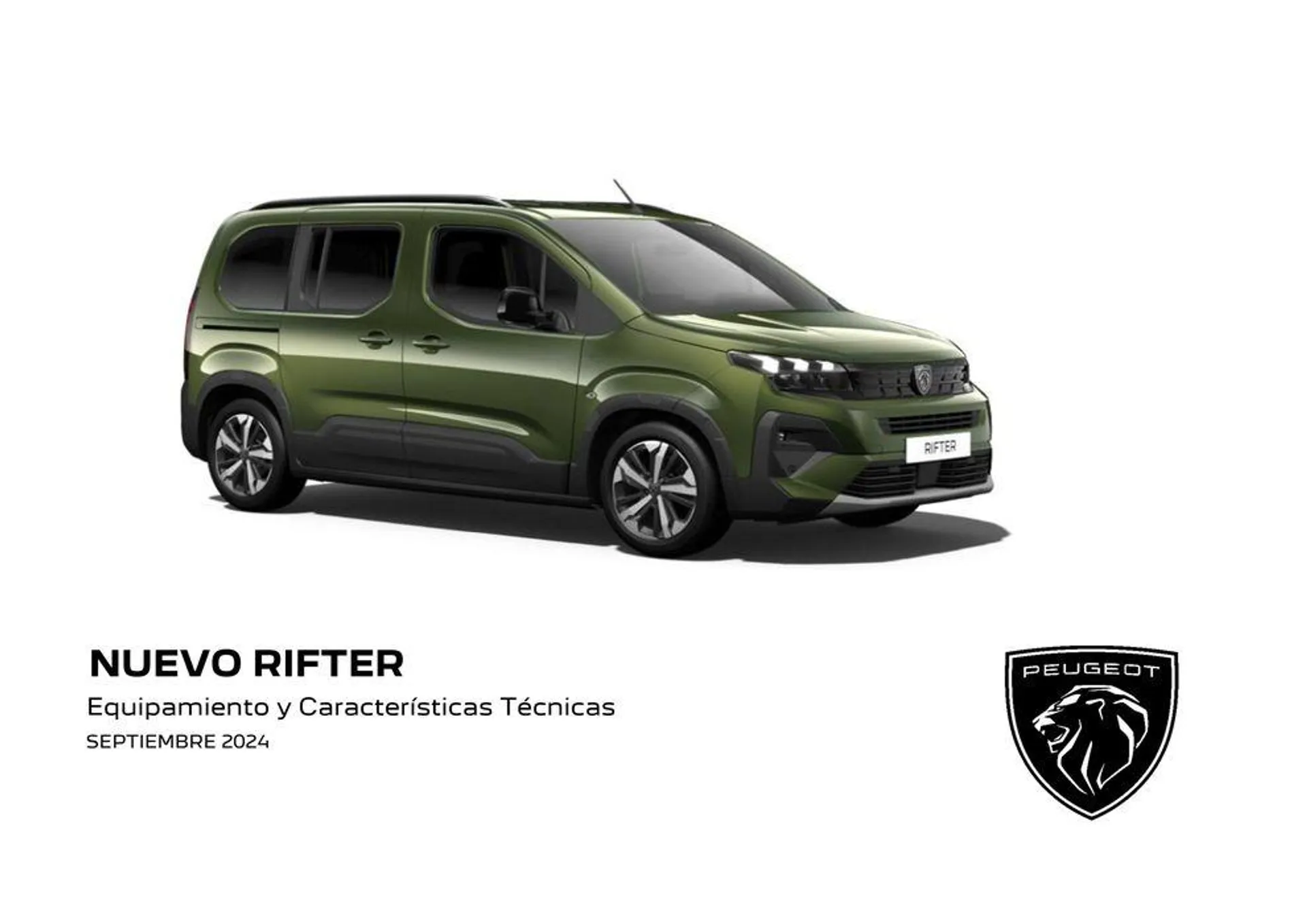 Nuevo Peugeot Rifter Eléctrico • Térmico - 1