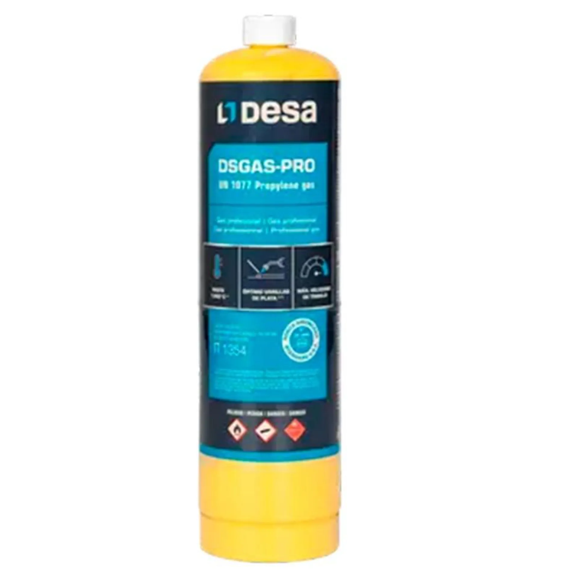 BOTELLA GAS SOPLETE DESA PRO USA 1'' 42600203