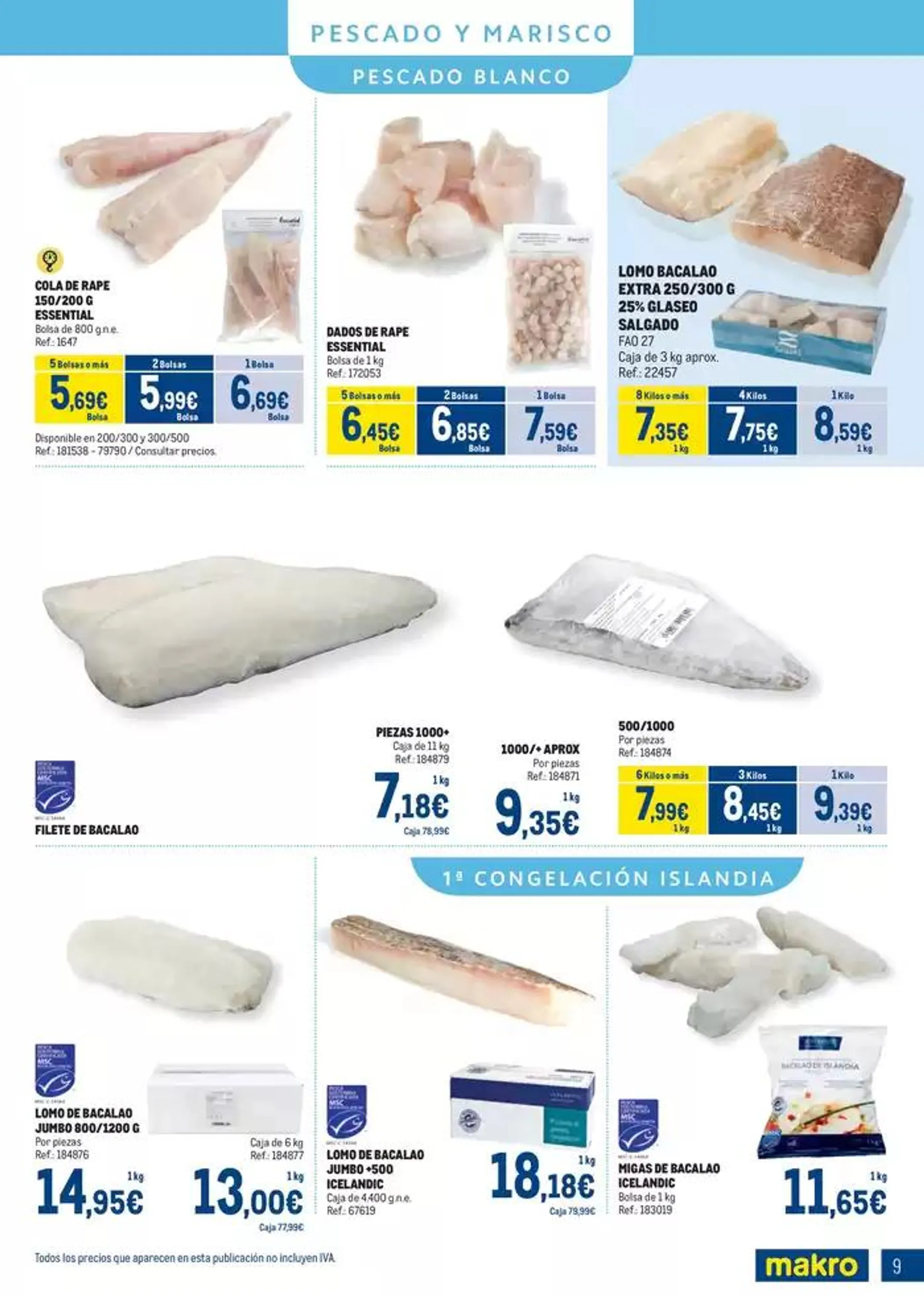 Catálogo de Especial Congelados Norte 5 de mayo al 1 de junio 2025 - Página 9