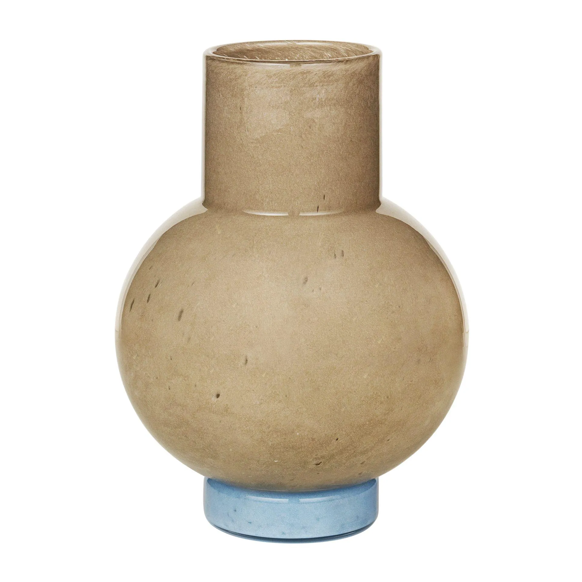 Mari vase 27 cm Taupe-seranity light blue