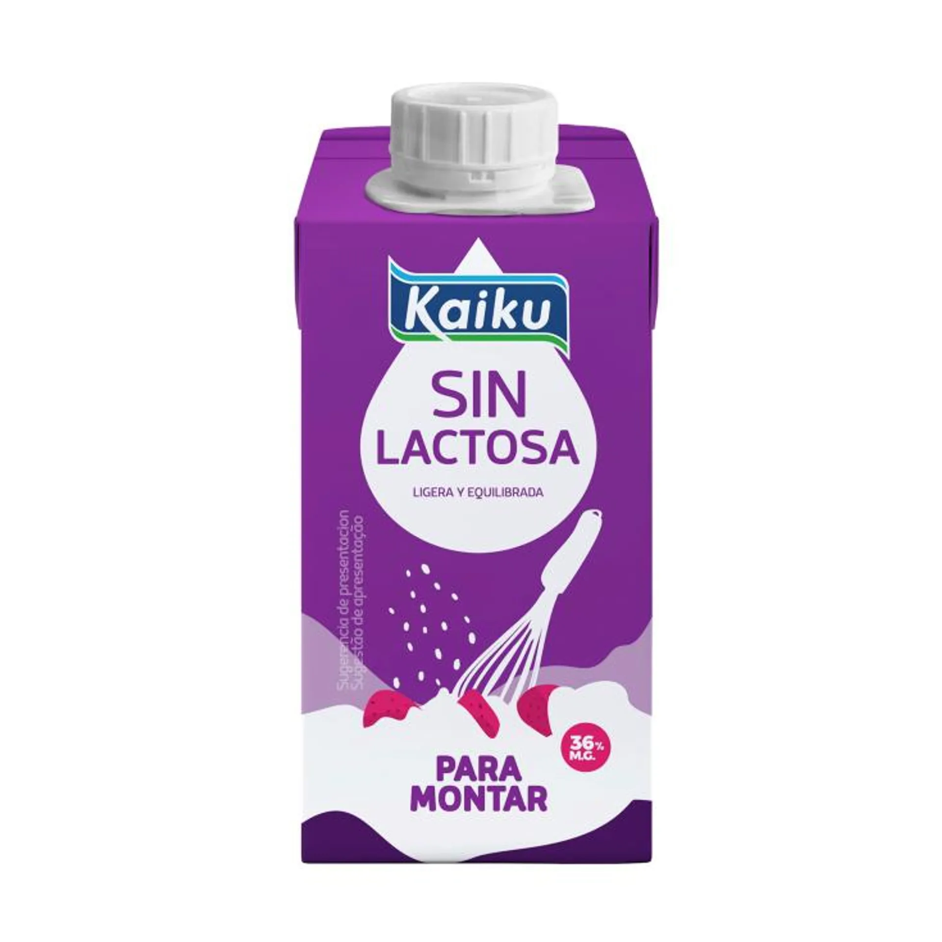 nata montar sin lactosa, 200ml