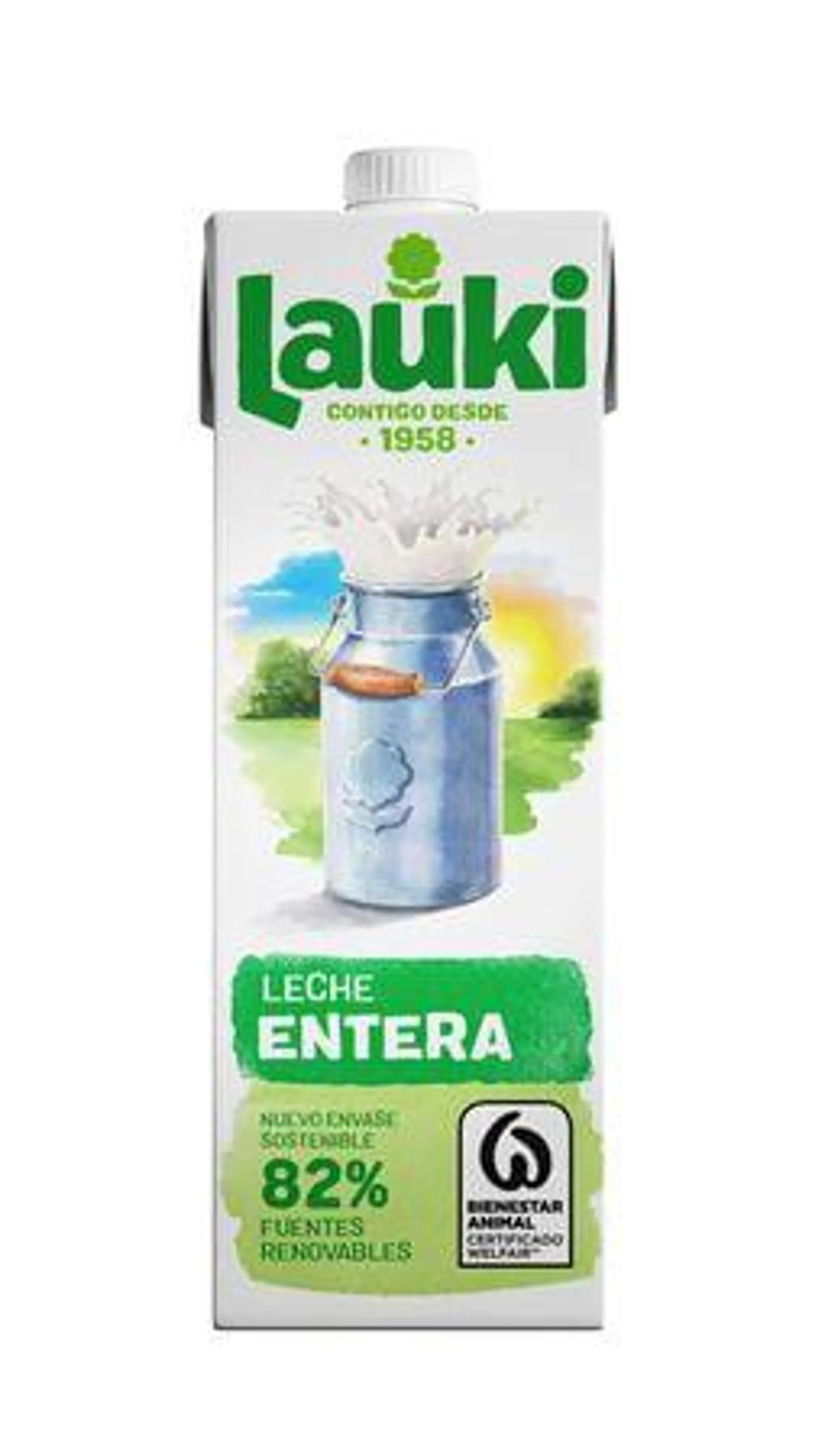 Leche Lauki 1l entera