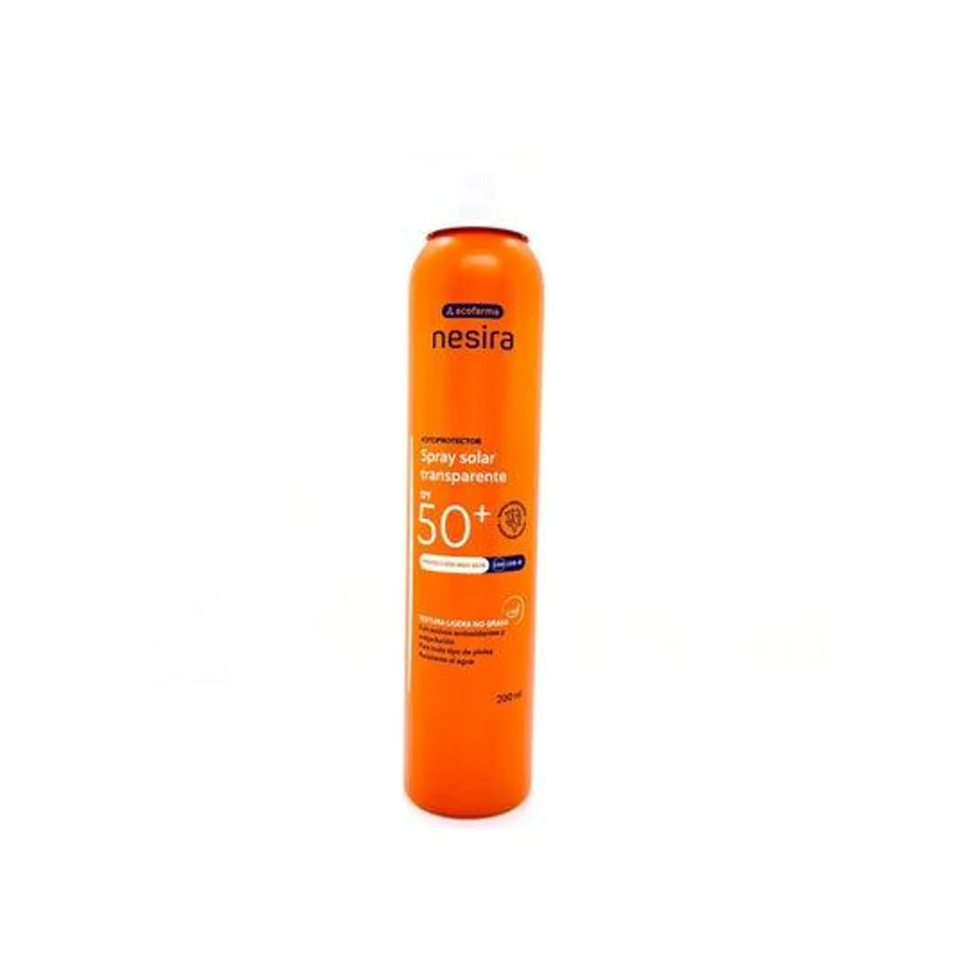 Acofarma Nesira Spray Solar Transparente SPF50+ 200ml