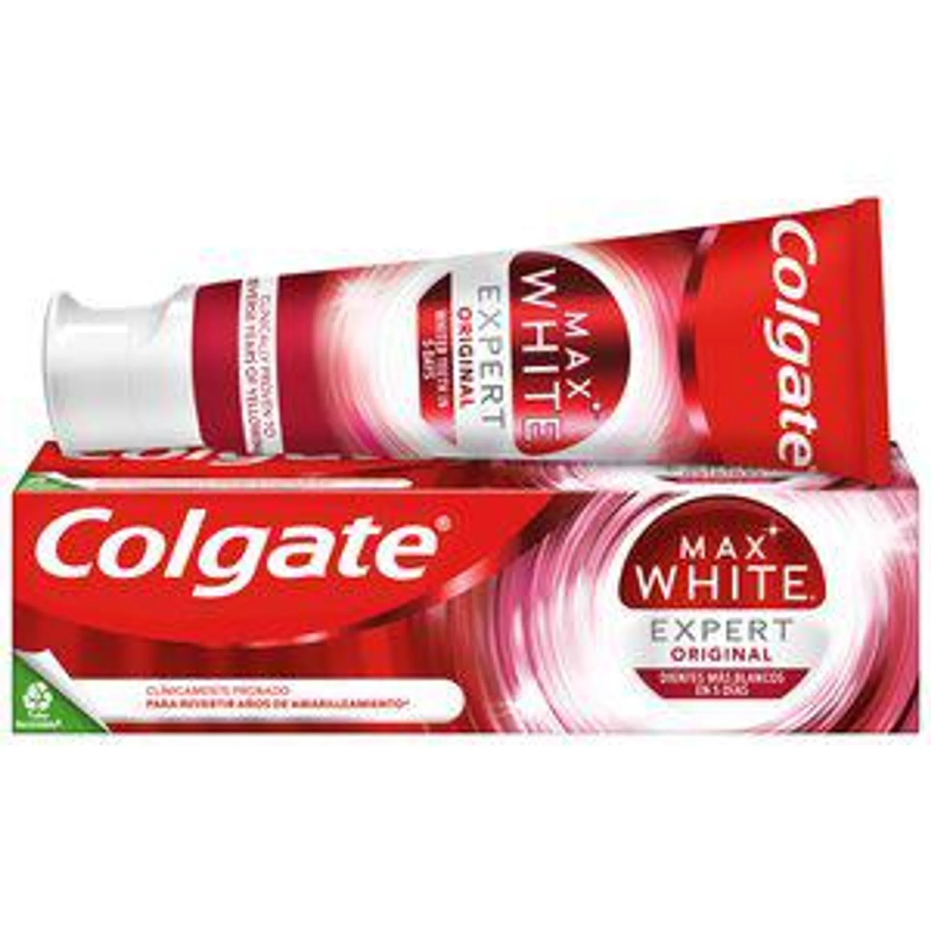 COLGATE pasta dentífrica max white expert white tubo 75 ml