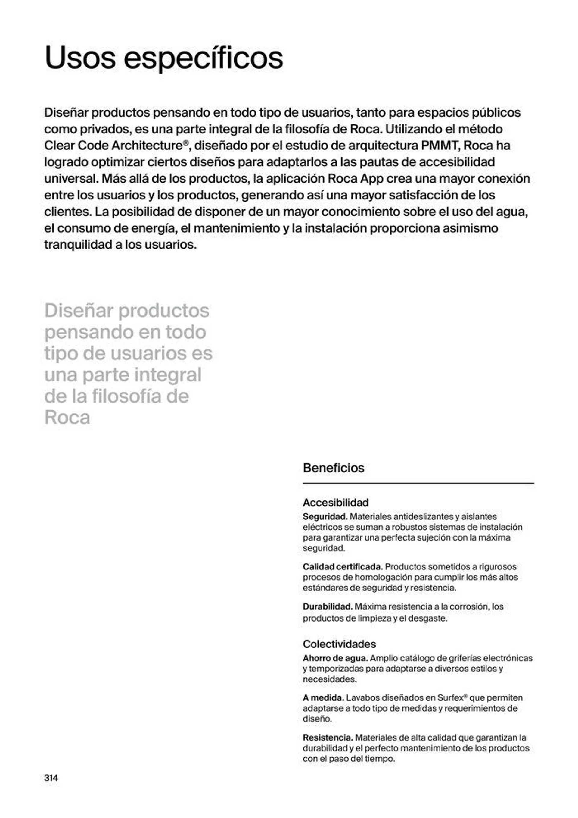 Catálogo de Colecciones de Baño, Muebles y Accesorios 19 de septiembre al 31 de diciembre 2024 - Página 316