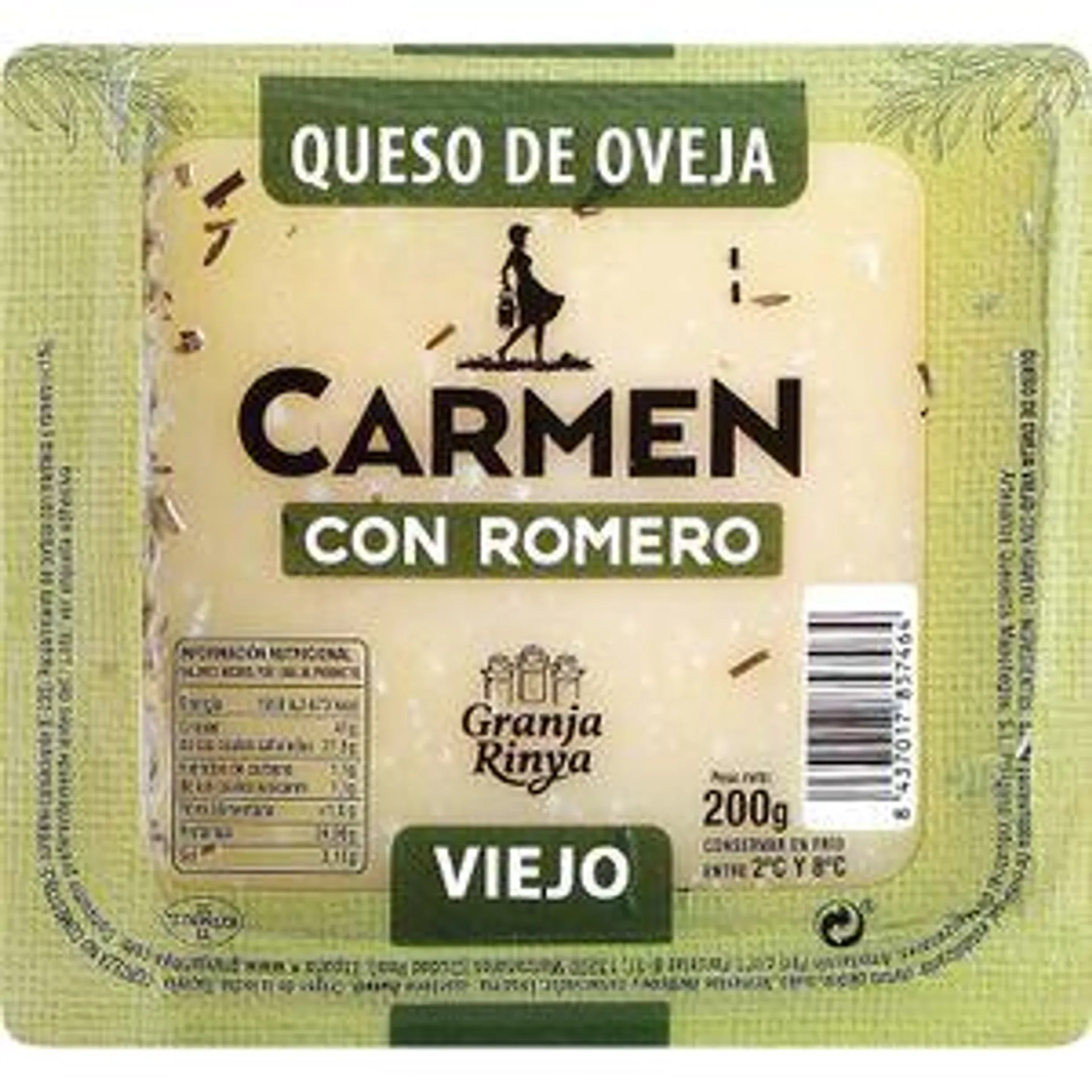 CUÑA OVEJA VIEJO ROMERO 200G