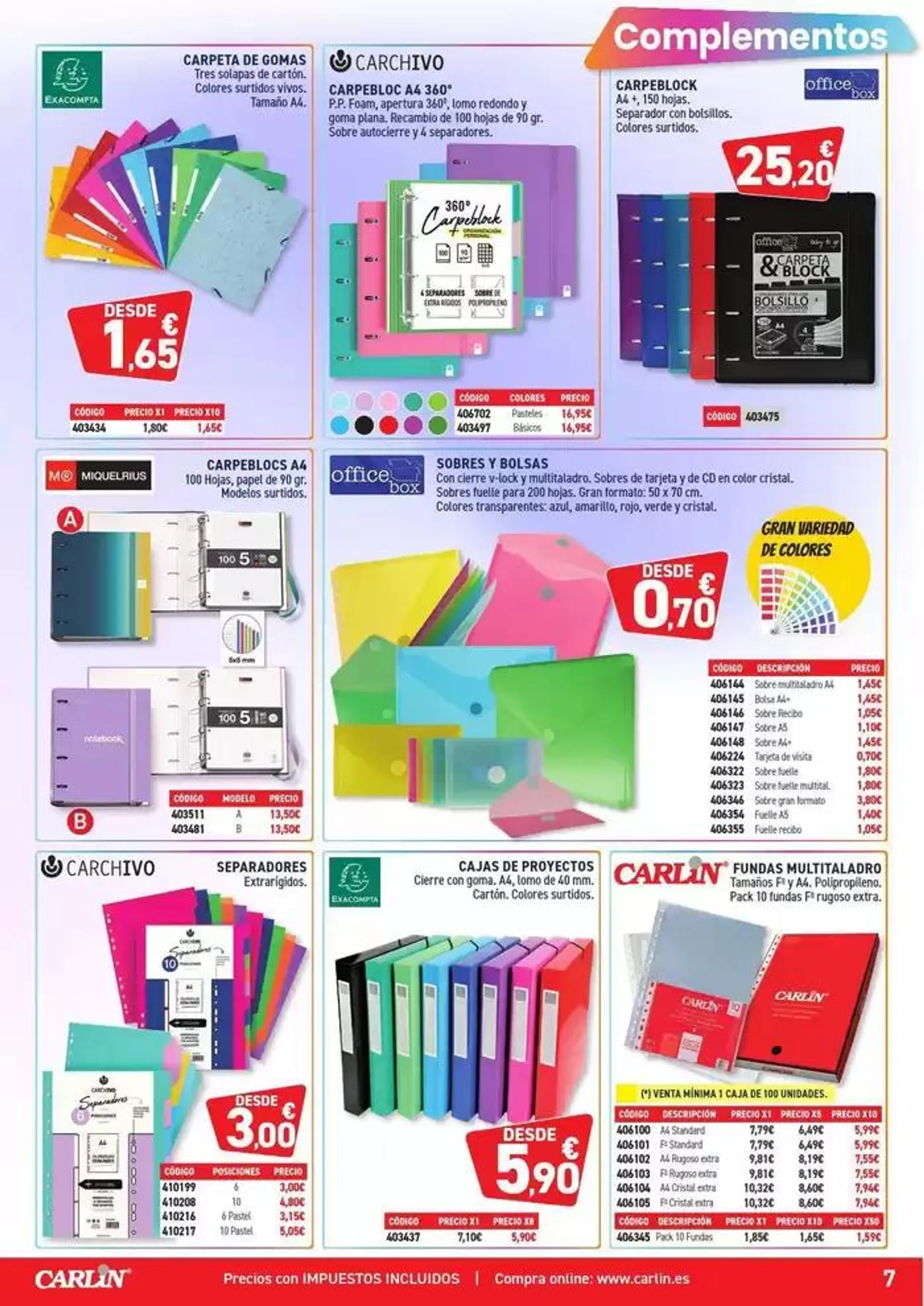 Catálogo de HIPER OFERTAS PAPELERÍA Nº5 1 de abril al 30 de junio 2025 - Página 7