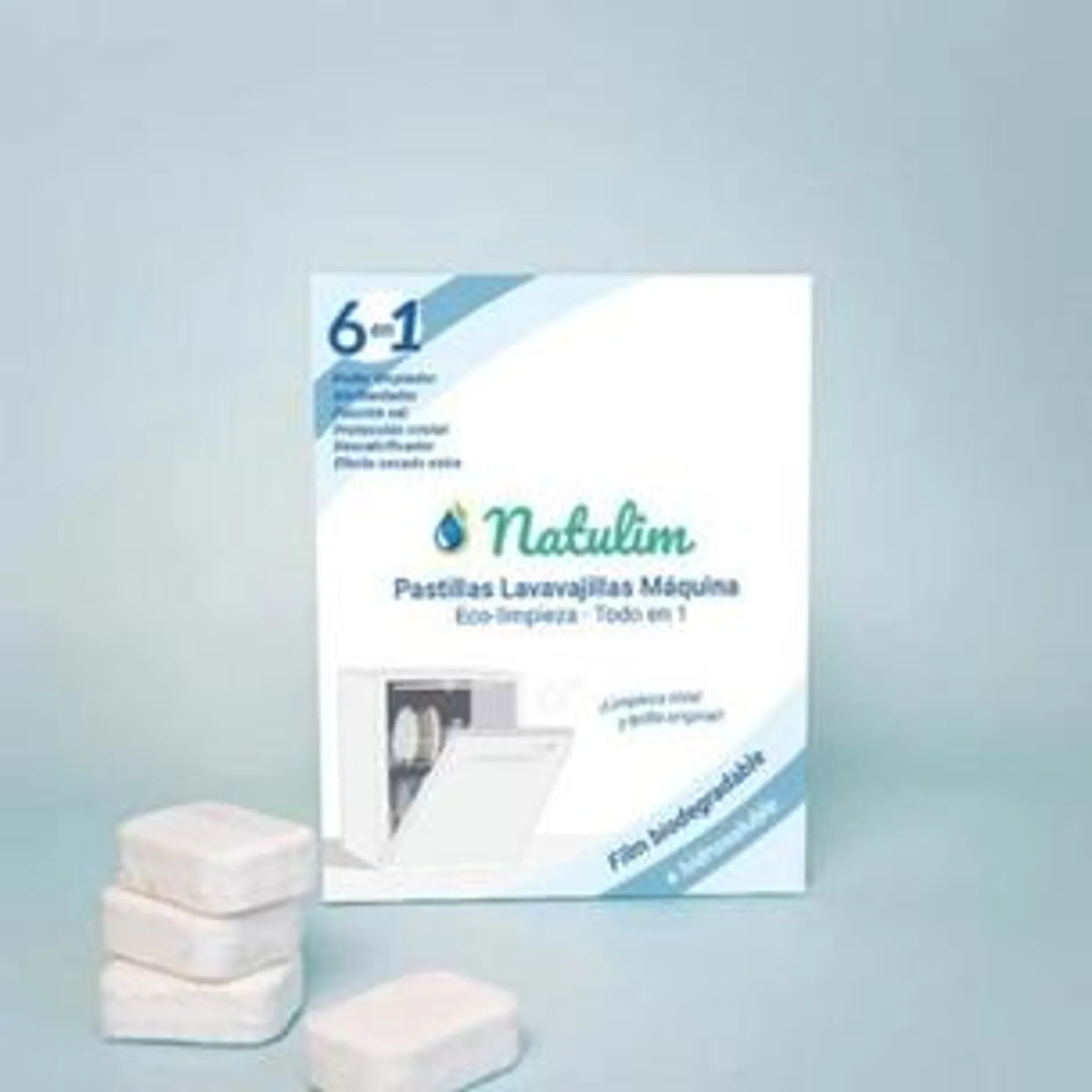 Eco pastillas 6 en 1 Lavavajillas Natulim 30 unidades