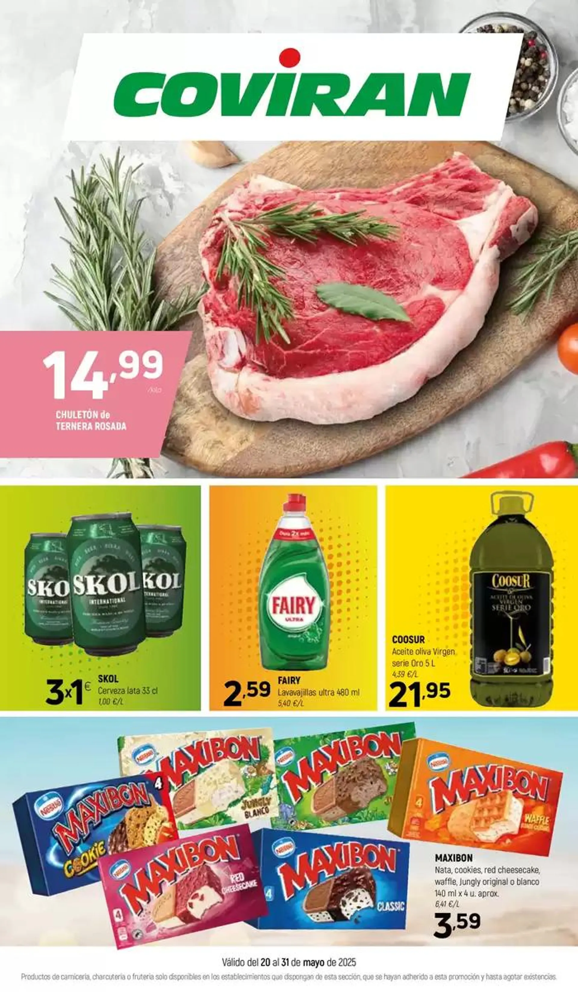 Válido del 20 al 31 de mayo de 2025 - 1